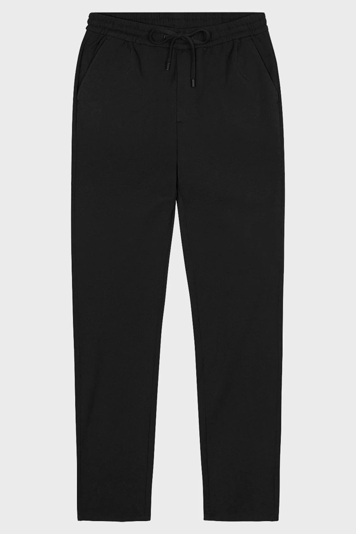 Bluemint Streç Comfort Fit Normal Bel Düz Paça Jogger Erkek Pantolon BM24009160MW 111 SİYAH - 12