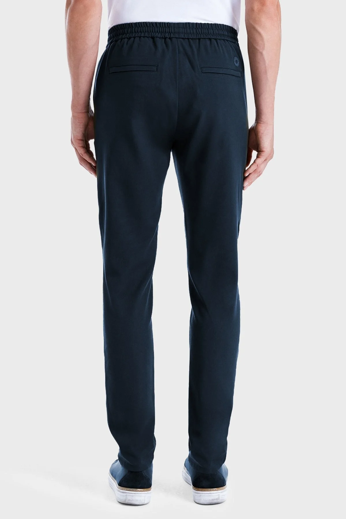 Bluemint Streç Comfort Fit Normal Bel Düz Paça Jogger Erkek Pantolon BM24009160MW 155 LACİVERT - 2