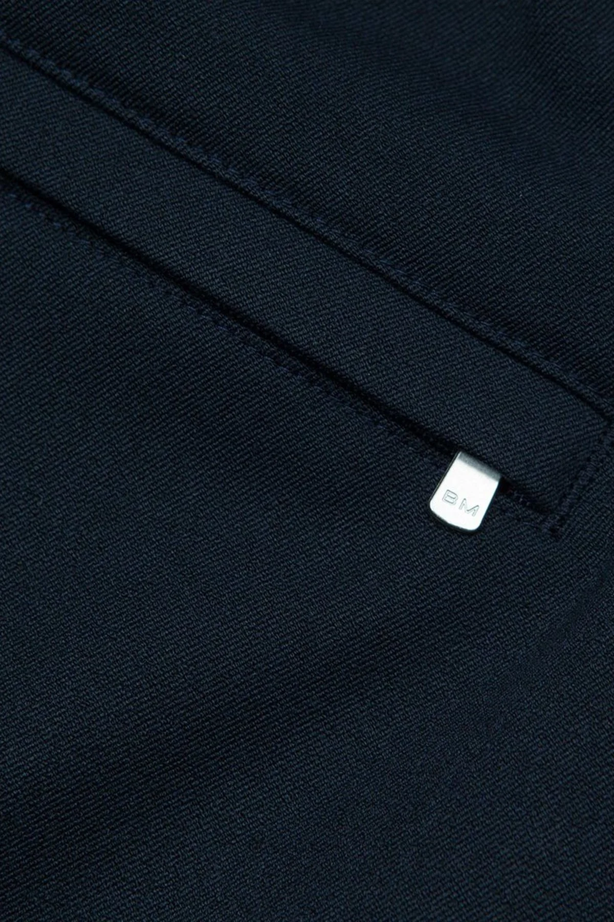 Bluemint Streç Comfort Fit Normal Bel Düz Paça Jogger Erkek Pantolon BM24009160MW 155 LACİVERT - 4