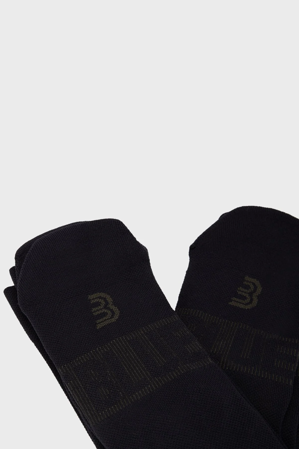 Bluemint Streç Logolu 3 Pack Uzun Erkek Çorap BM24023558A4 111 SİYAH - 2