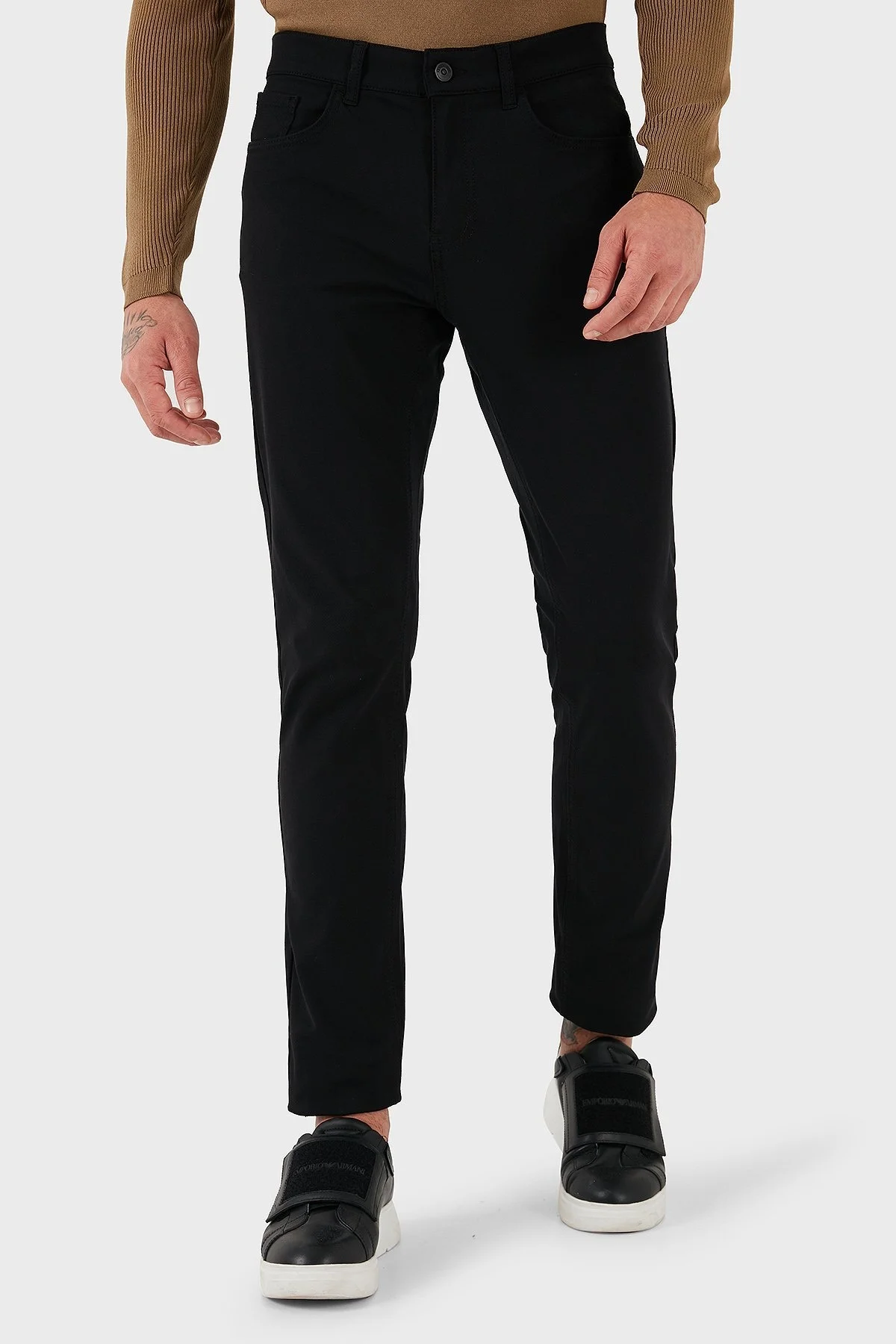 Bluemint Streç Pamuklu Regular Fit Normal Bel Düz Paça Jeans Erkek Kot Pantolon BM23009178MS 111 SİYAH - 1