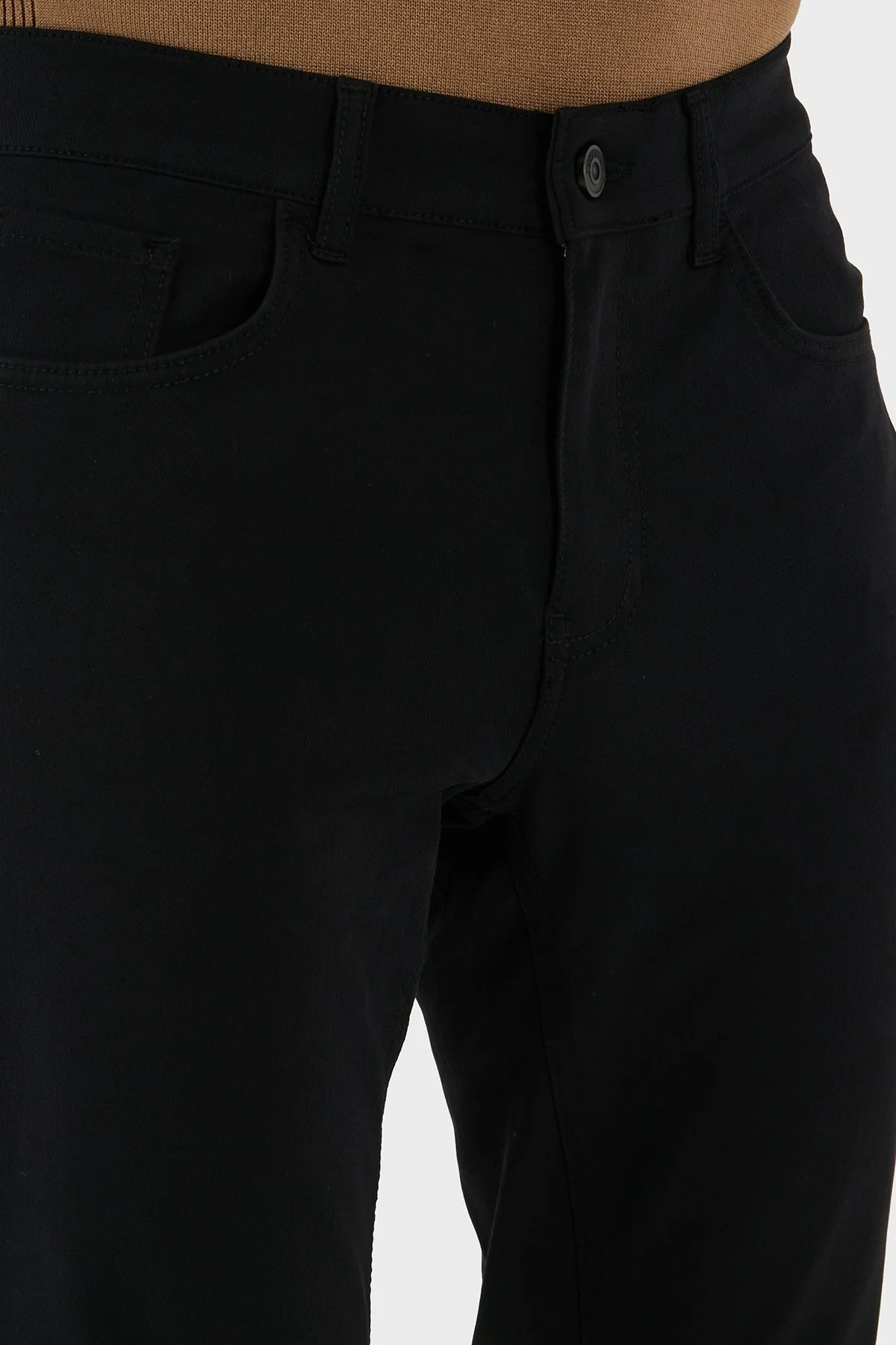 Bluemint Streç Pamuklu Regular Fit Normal Bel Düz Paça Jeans Erkek Kot Pantolon BM23009178MS 111 SİYAH - 6