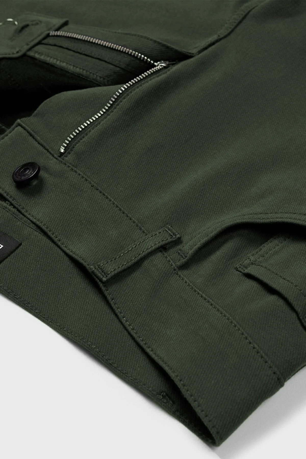 Bluemint Streç Pamuklu Slim Fit Normal Bel Düz Paça Erkek Pantolon BM23009178MS 555 Olive - 3