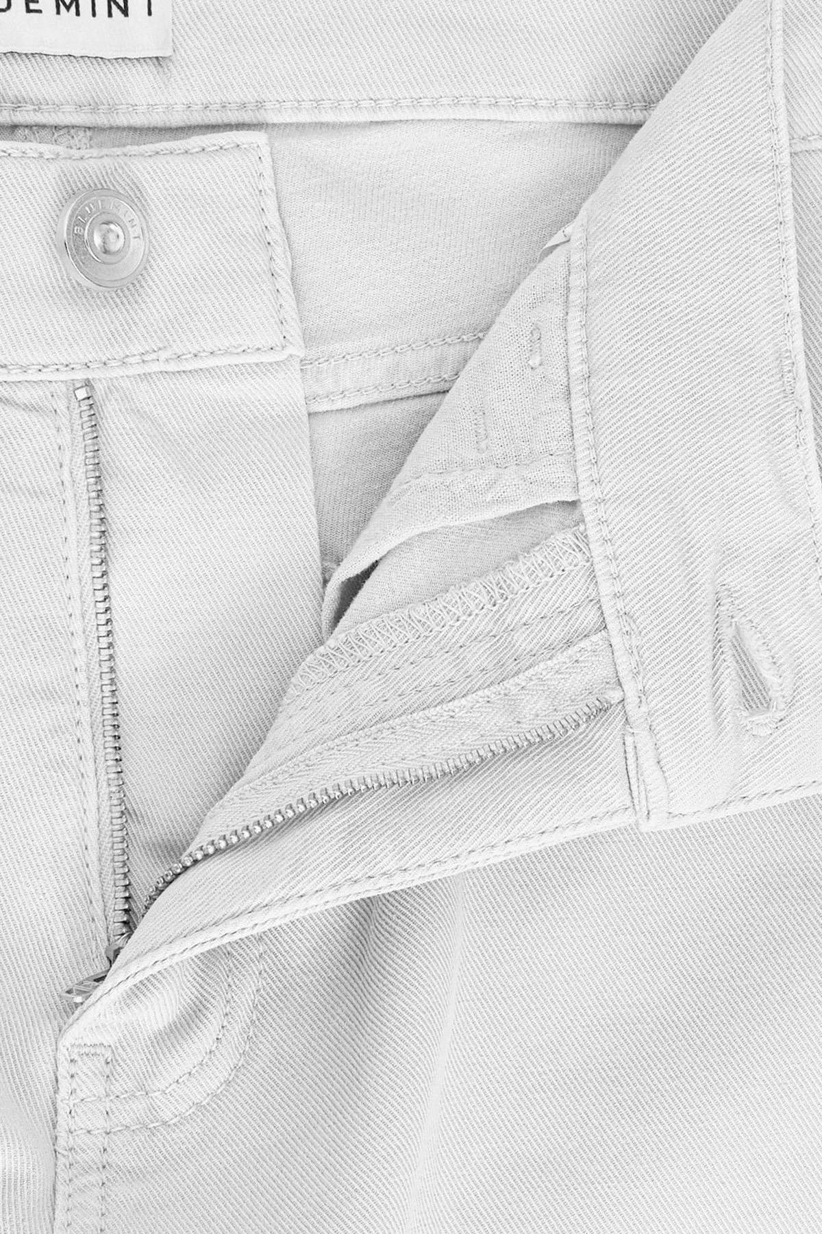 Bluemint Streç Pamuklu Tapered Fit Daralan Paça Erkek Pantolon BM25009361MS 112 BEYAZ - 9