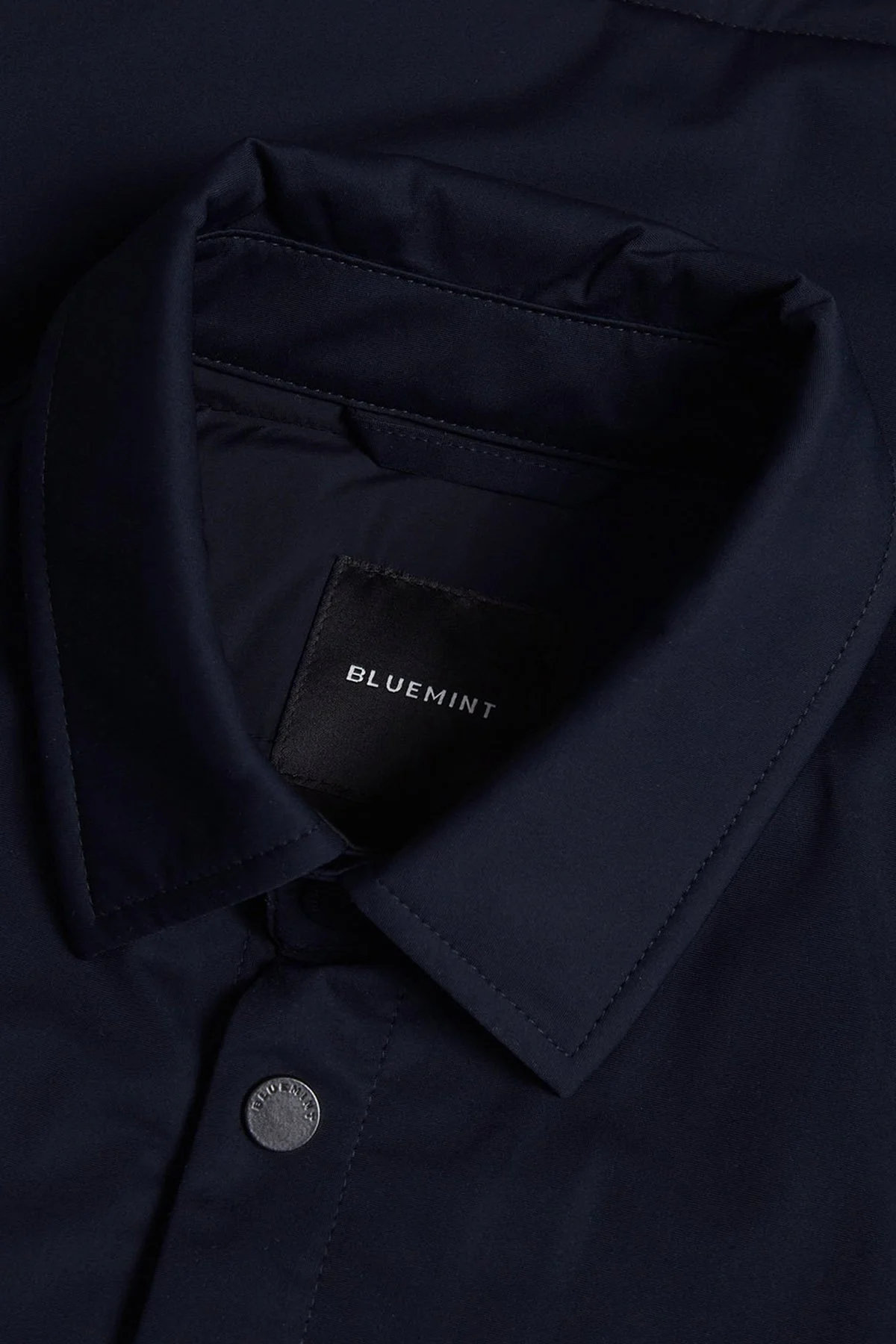 Bluemint Su Geçirmez Comfort Fit Cepli Erkek Gömlek Ceket BM24030337MW 167 LACİVERT - 2
