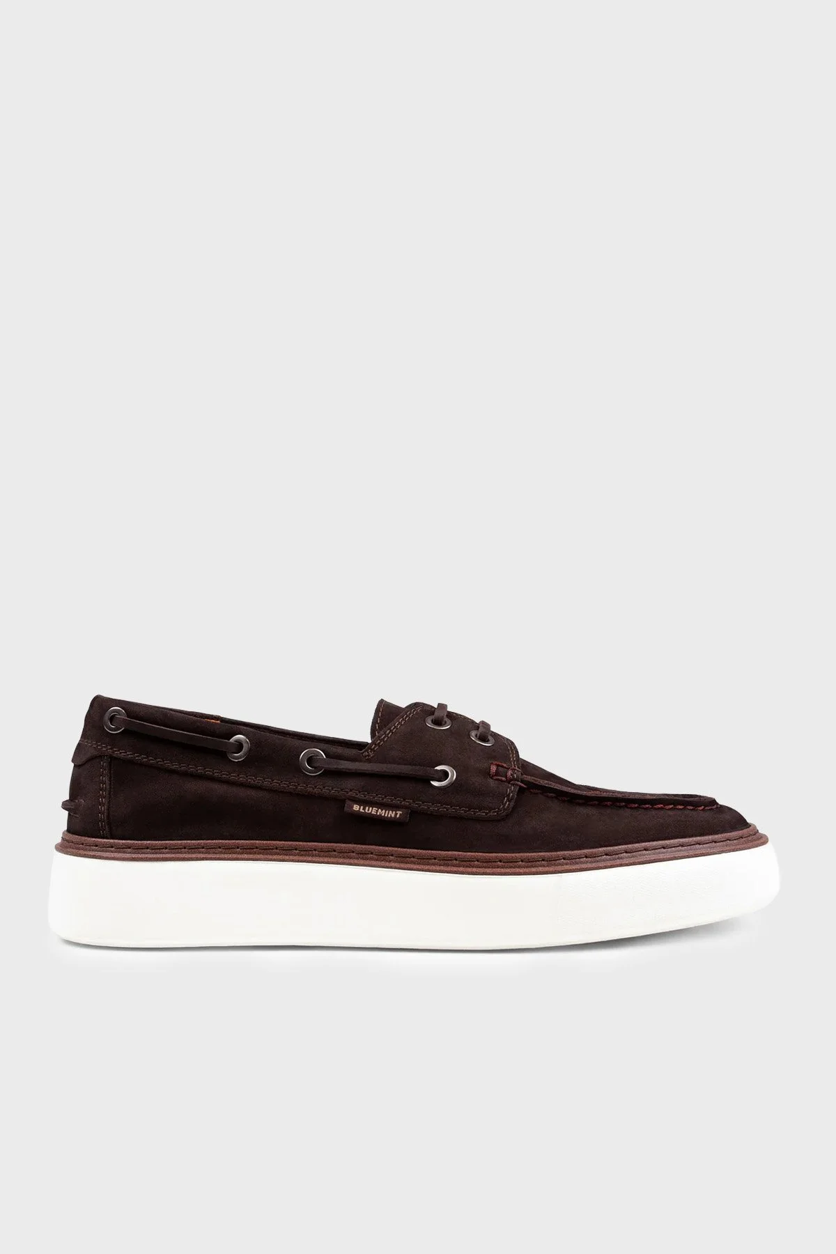 Bluemint Süet Loafer Erkek Ayakkabı PIETRO 115 KOYU KAHVE - 1