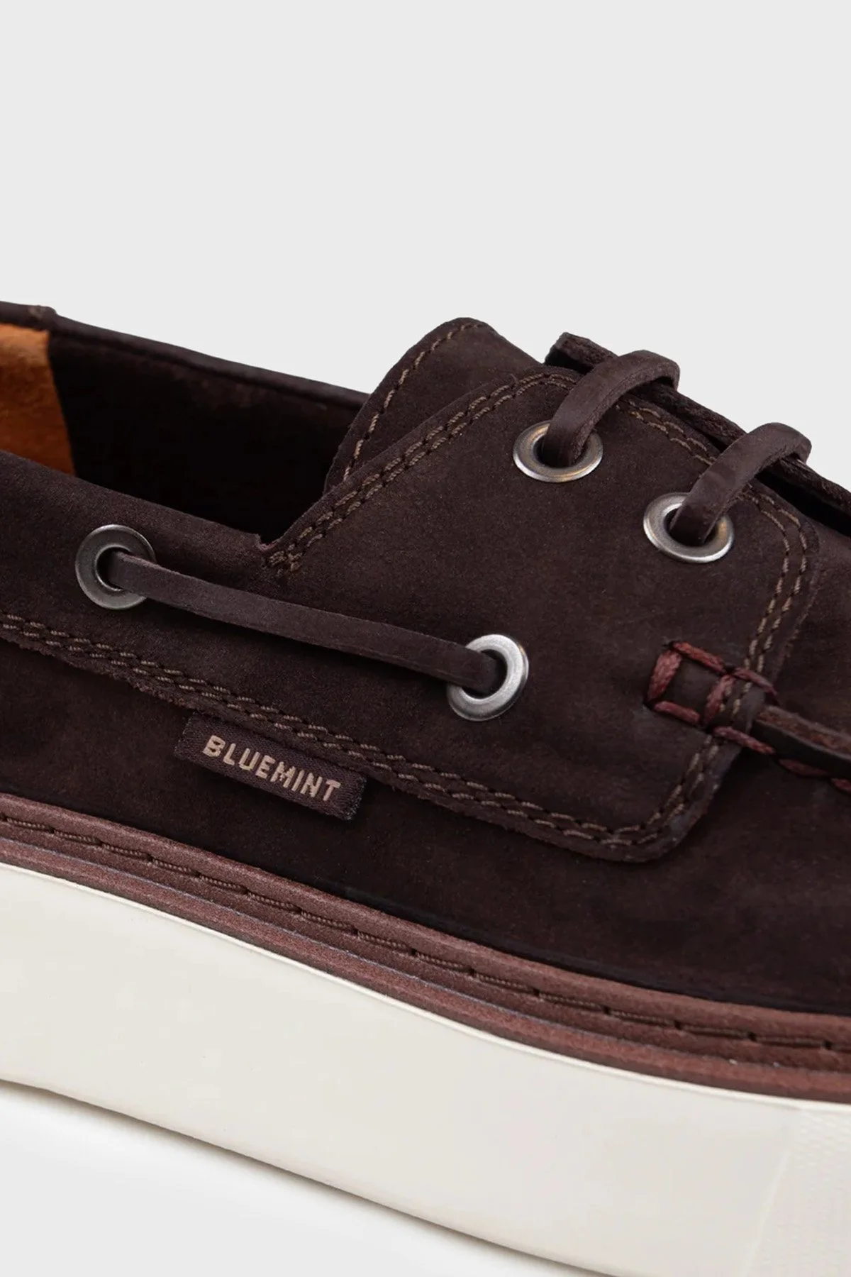 Bluemint Süet Loafer Erkek Ayakkabı PIETRO 115 KOYU KAHVE - 4
