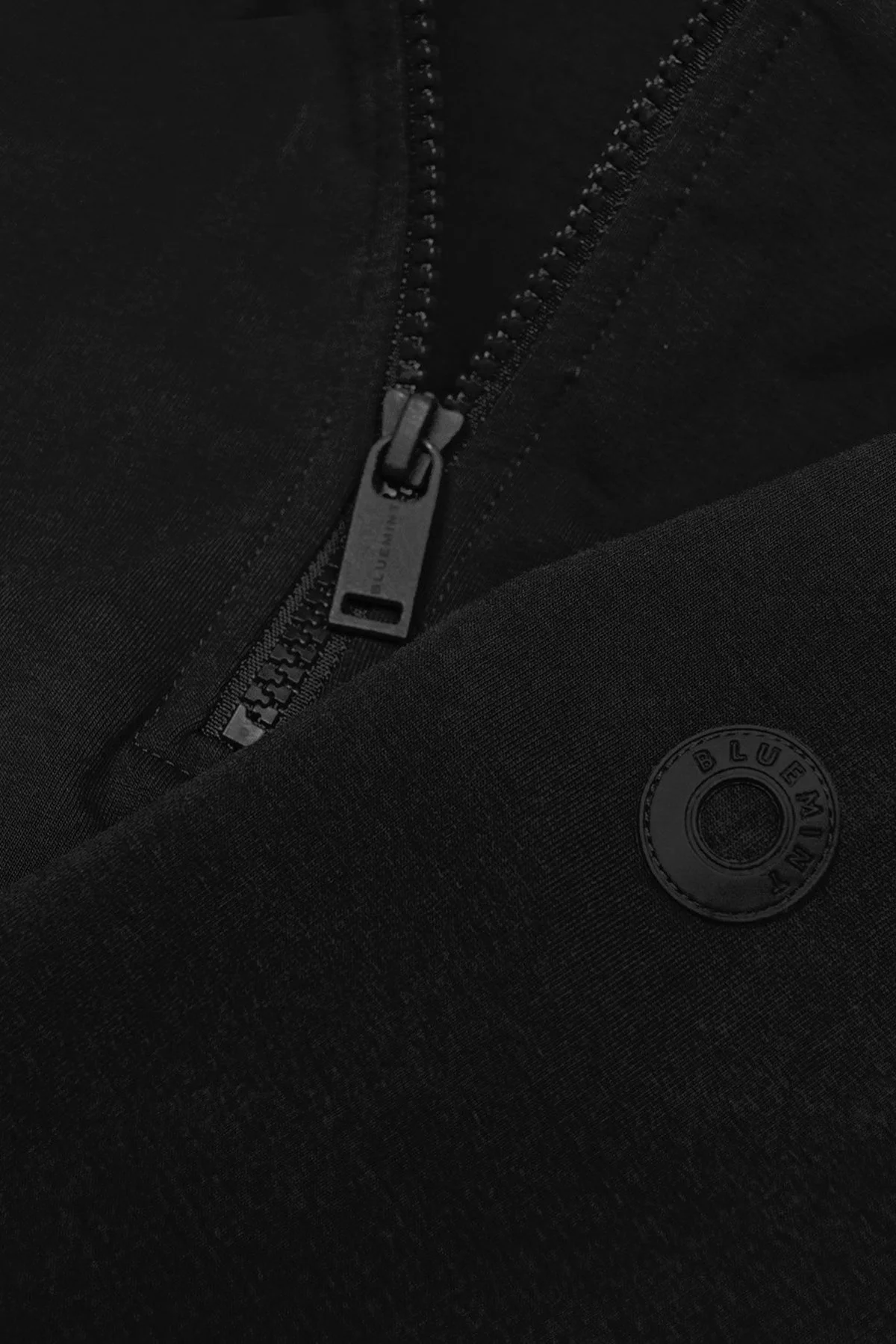 Bluemint Wesley Streç Pamuklu Regular Fit Dik Yaka Erkek Sweat BM22019247MW 111 SİYAH - 4