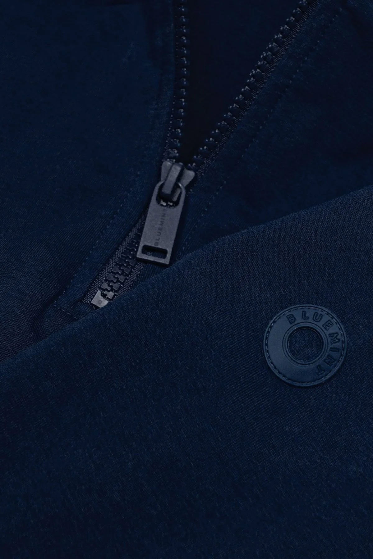 Bluemint Wesley Streç Pamuklu Regular Fit Dik Yaka Erkek Sweat BM23019247MW 155 LACİVERT - 2