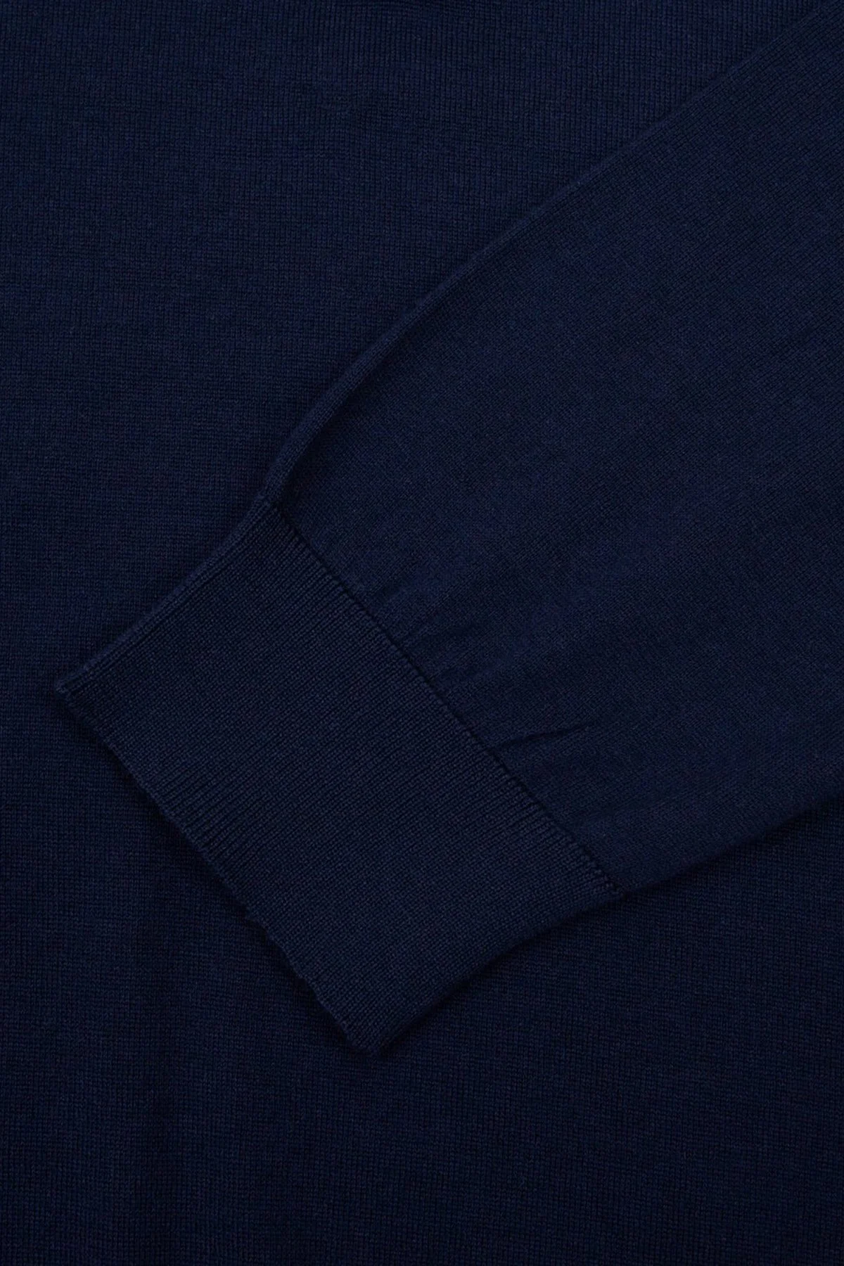 Bluemint Yünlü Regular Fit Fermuarlı Dik Yaka Erkek Triko BM25020691MW 155 LACİVERT - 5