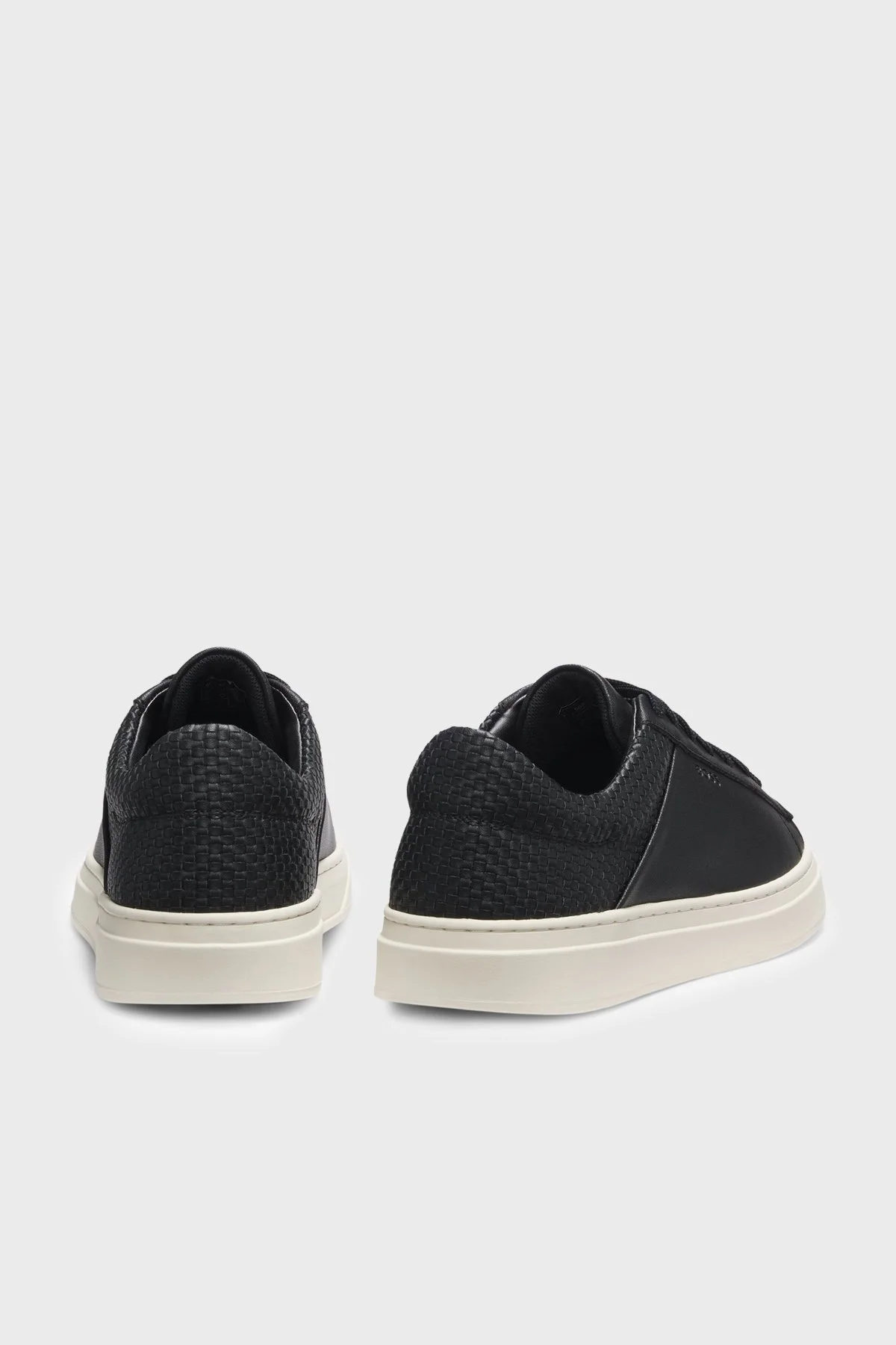 Boss % 100 Deri Logolu Sneaker Erkek Ayakkabı 50563591 001 SİYAH - 5