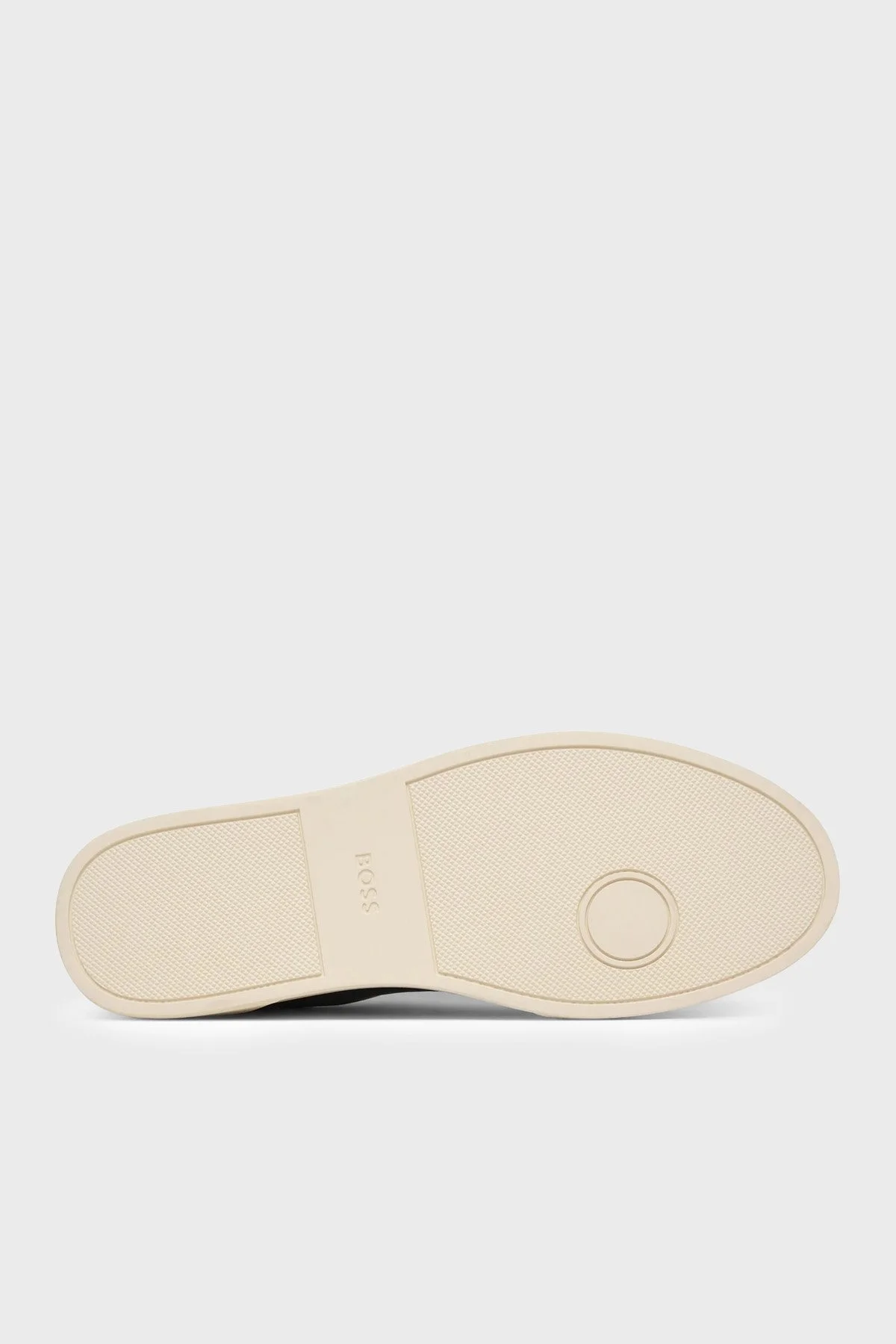 Boss % 100 Deri Logolu Sneaker Erkek Ayakkabı 50563591 401 LACİVERT - 5
