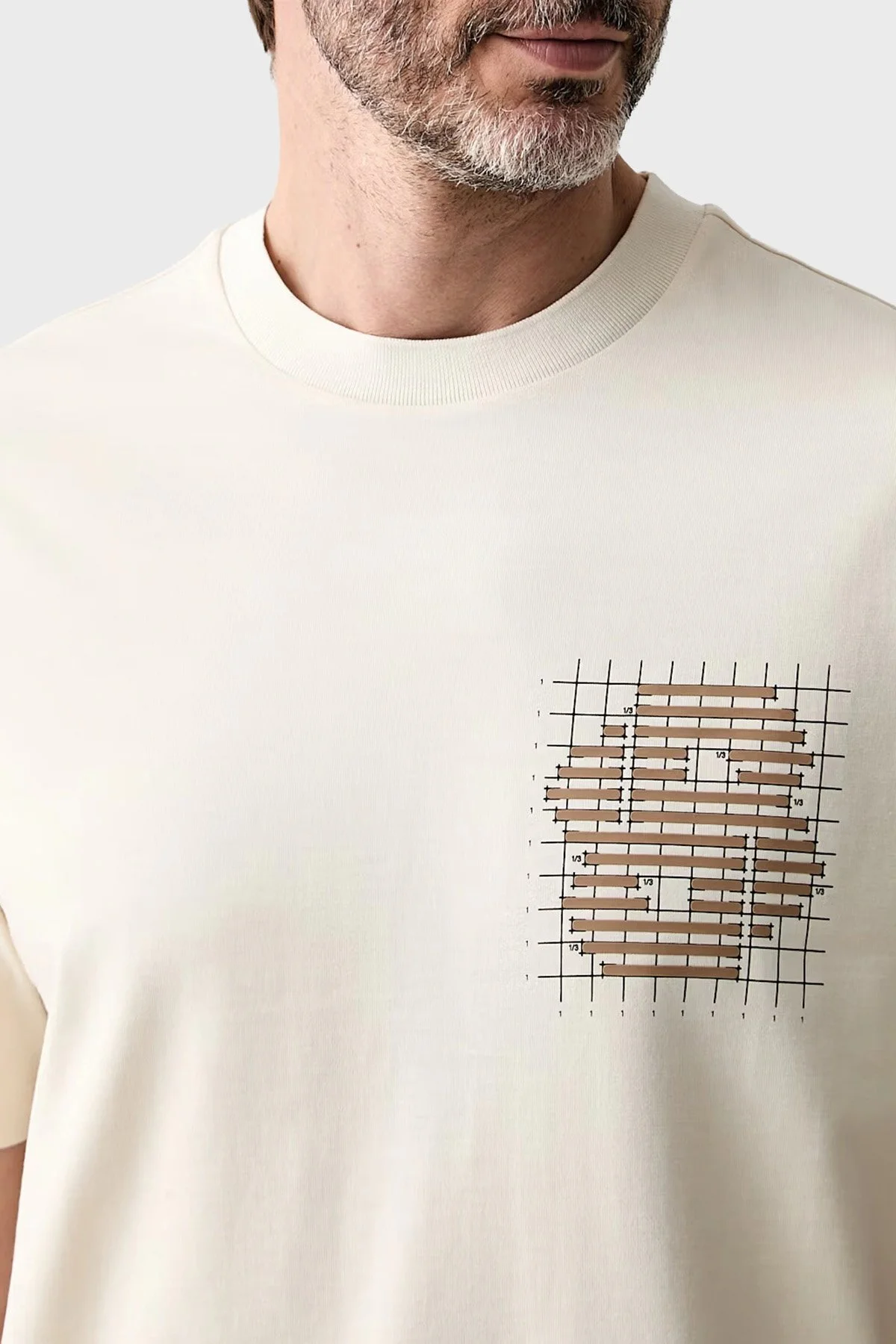 Boss % 100 Pamuk Bisiklet Yaka Logolu Erkek T Shirt 50565606 119 Beyaz - 3