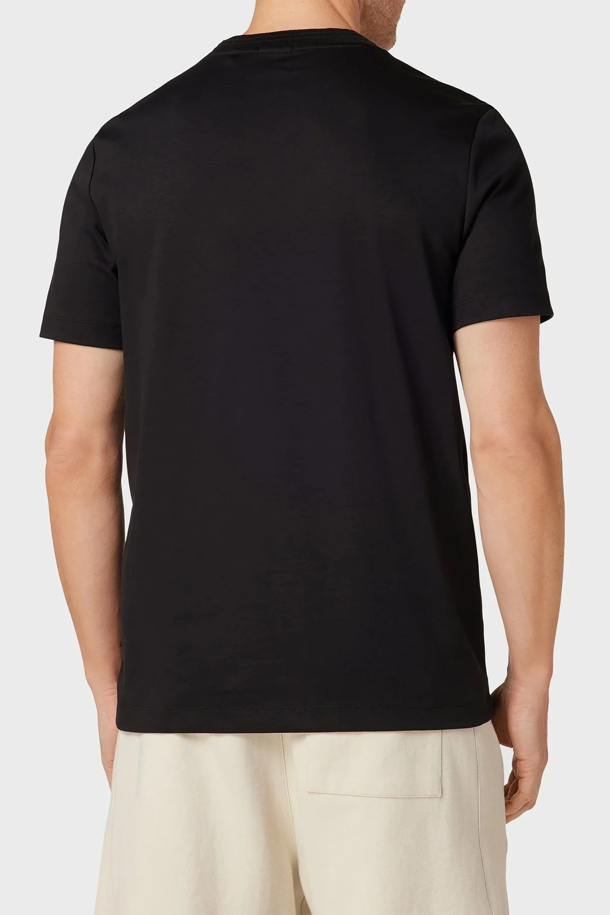 Boss % 100 Pamuk Regular Fit Bisiklet Yaka Erkek T Shirt 50485158 002 SİYAH - 2