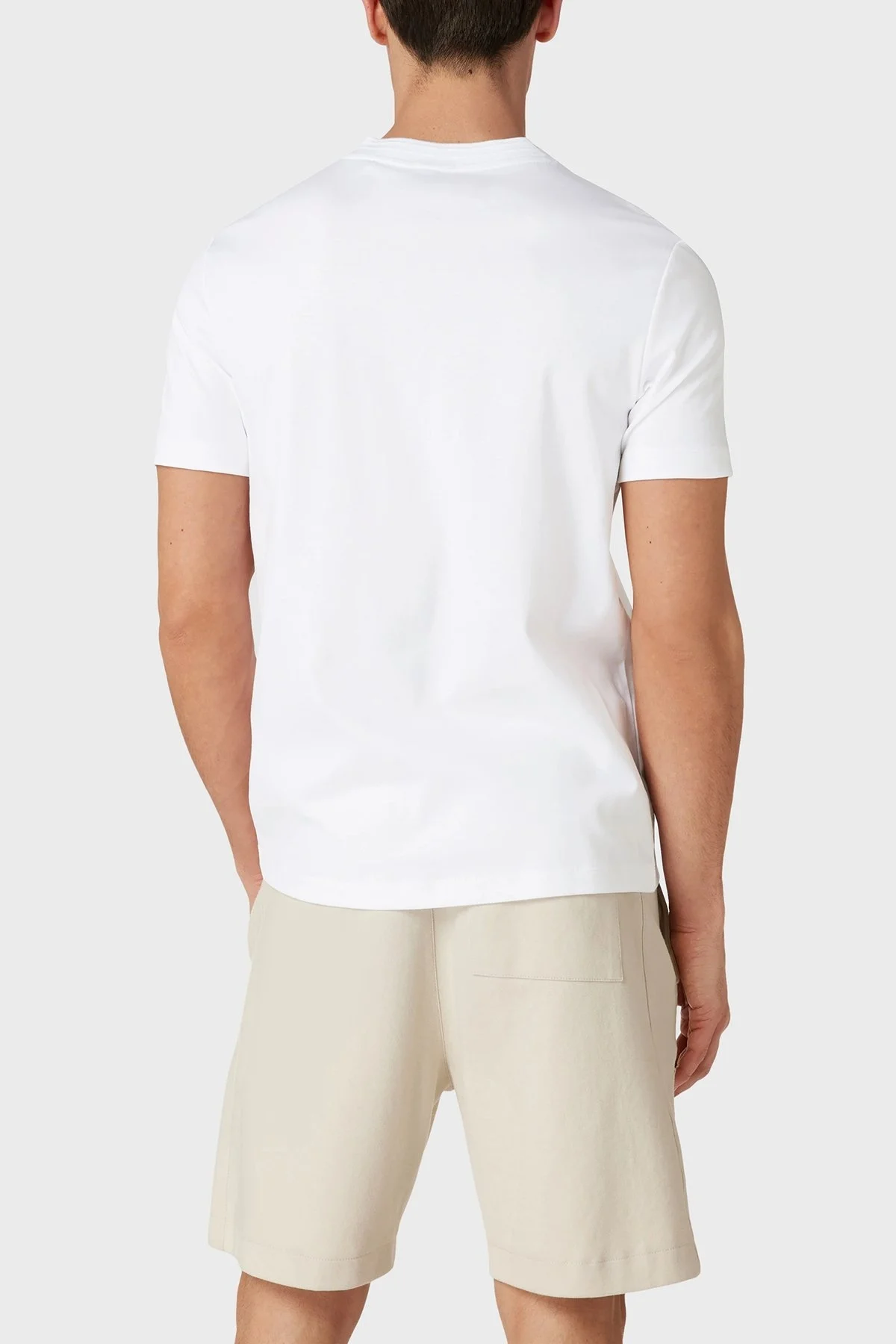 Boss % 100 Pamuk Regular Fit Bisiklet Yaka Erkek T Shirt 50485158 100 BEYAZ - 4