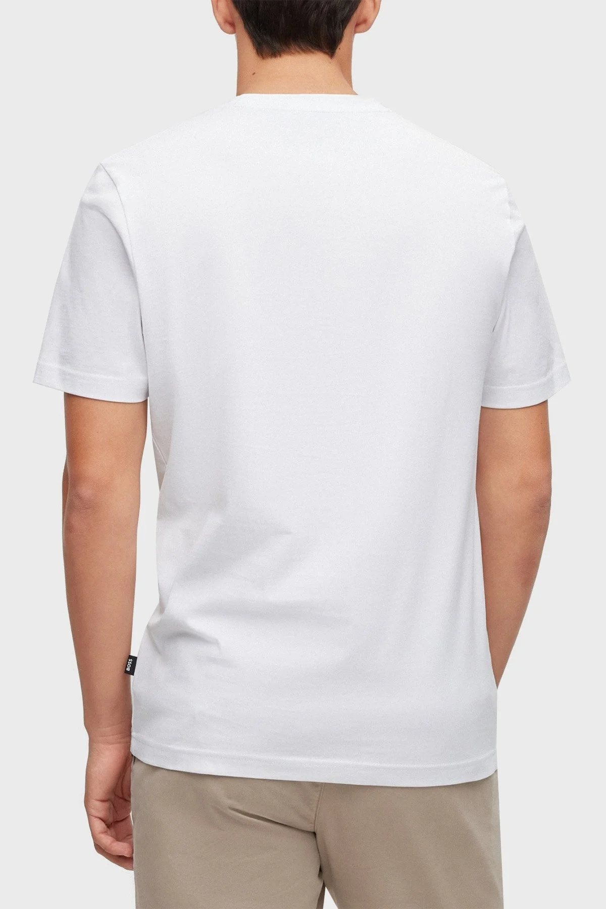 Boss % 100 Pamuk Regular Fit Bisiklet Yaka Erkek T Shirt 50486211 100 BEYAZ - 2