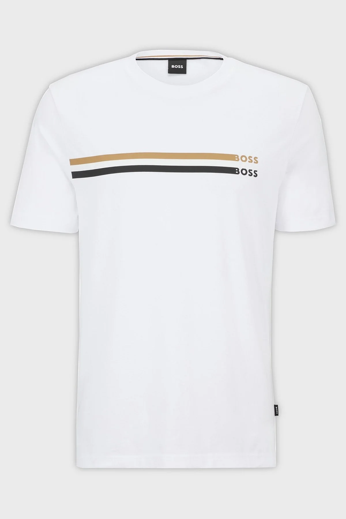 Boss % 100 Pamuk Regular Fit Bisiklet Yaka Erkek T Shirt 50486211 100 BEYAZ - 5