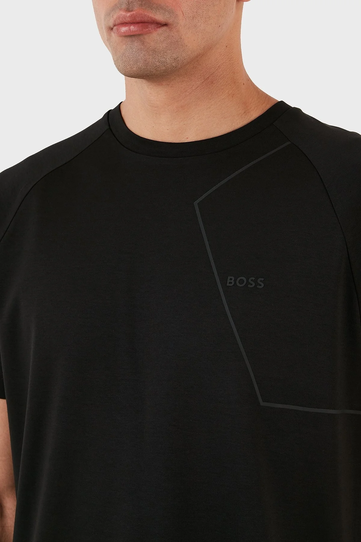 Boss % 100 Pamuk Regular Fit Bisiklet Yaka Erkek T Shirt 50494374 001 SİYAH - 4