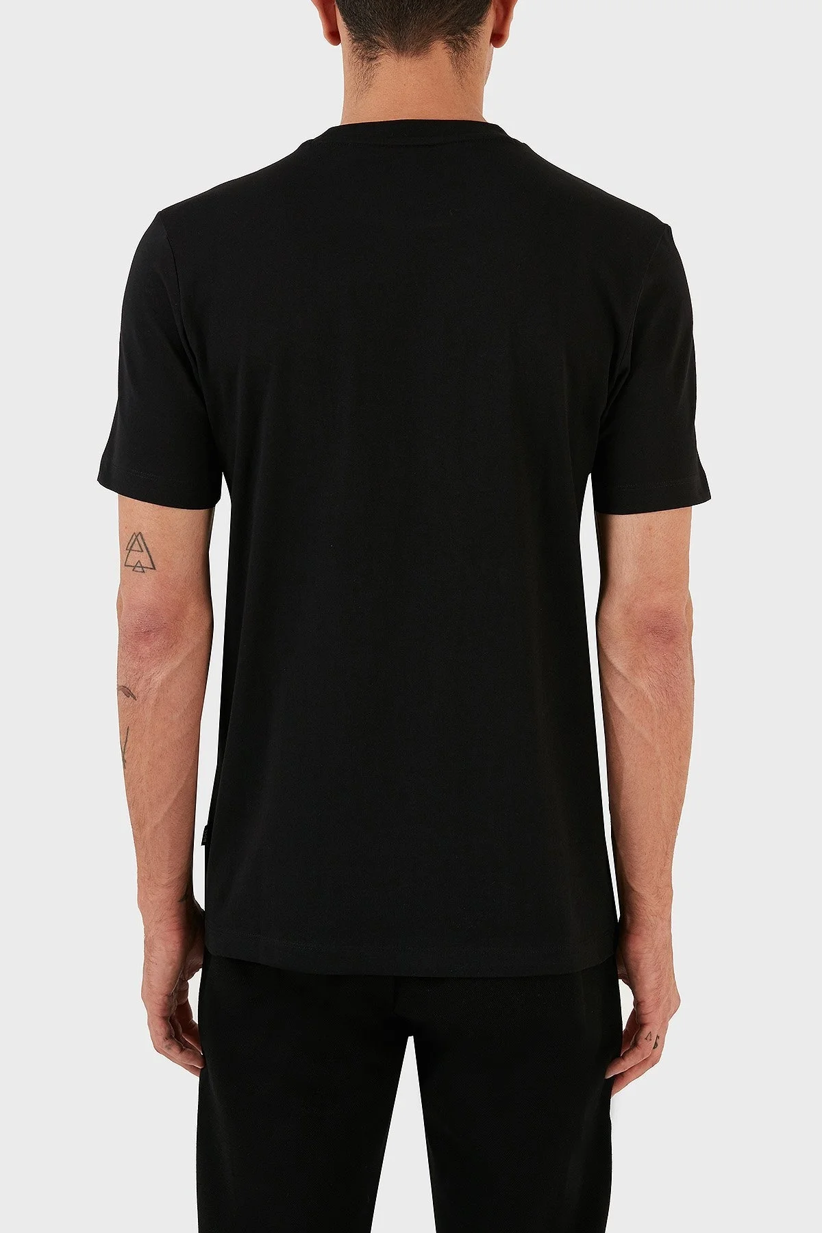 Boss % 100 Pamuk Regular Fit Bisiklet Yaka Erkek T Shirt 50495735 001 SİYAH - 2