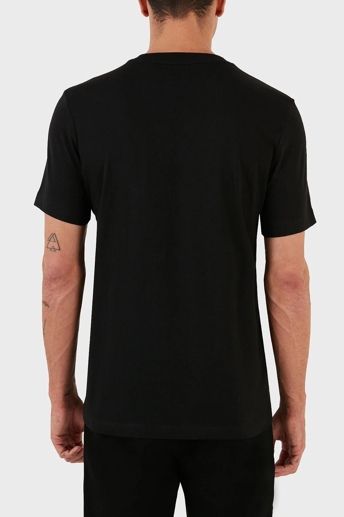 Boss % 100 Pamuk Regular Fit Bisiklet Yaka Erkek T Shirt 50495735 002 SİYAH - 2