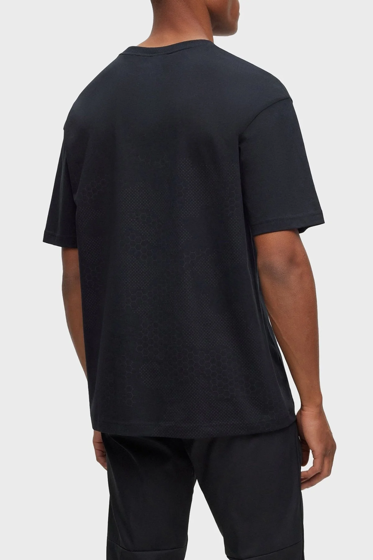 Boss % 100 Pamuk Regular Fit Bisiklet Yaka Erkek T Shirt 50503086 001 SİYAH - 2