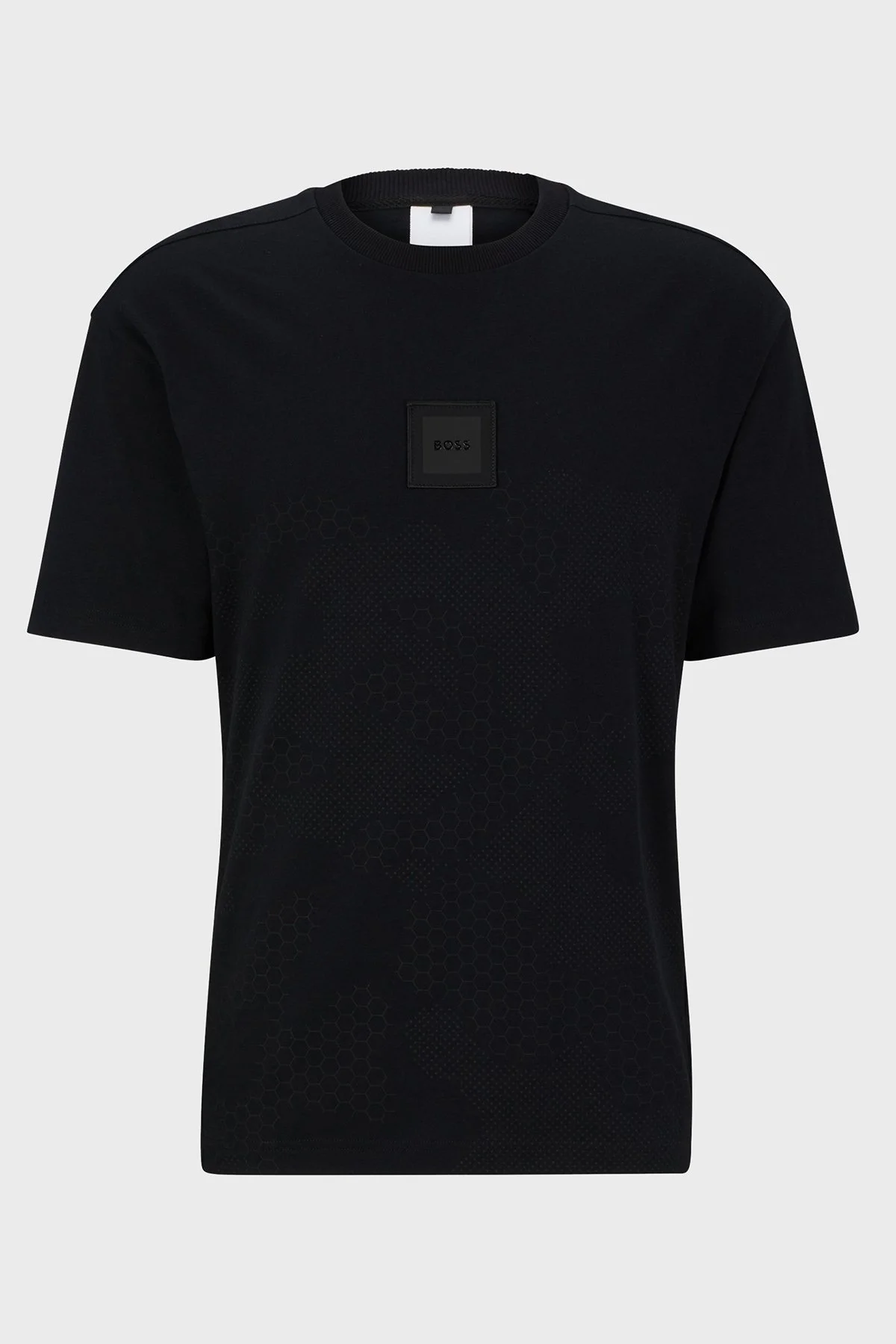 Boss % 100 Pamuk Regular Fit Bisiklet Yaka Erkek T Shirt 50503086 001 SİYAH - 5