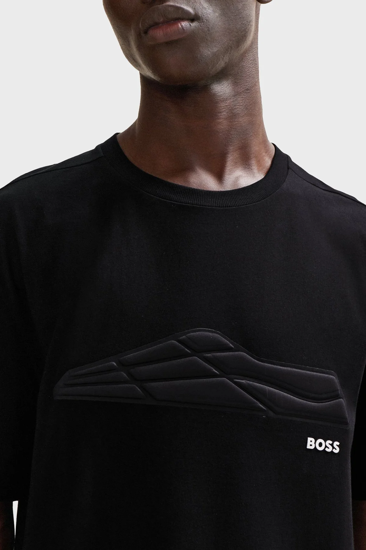 Boss % 100 Pamuk Regular Fit Bisiklet Yaka Erkek T Shirt 50506339 001 SİYAH - 4