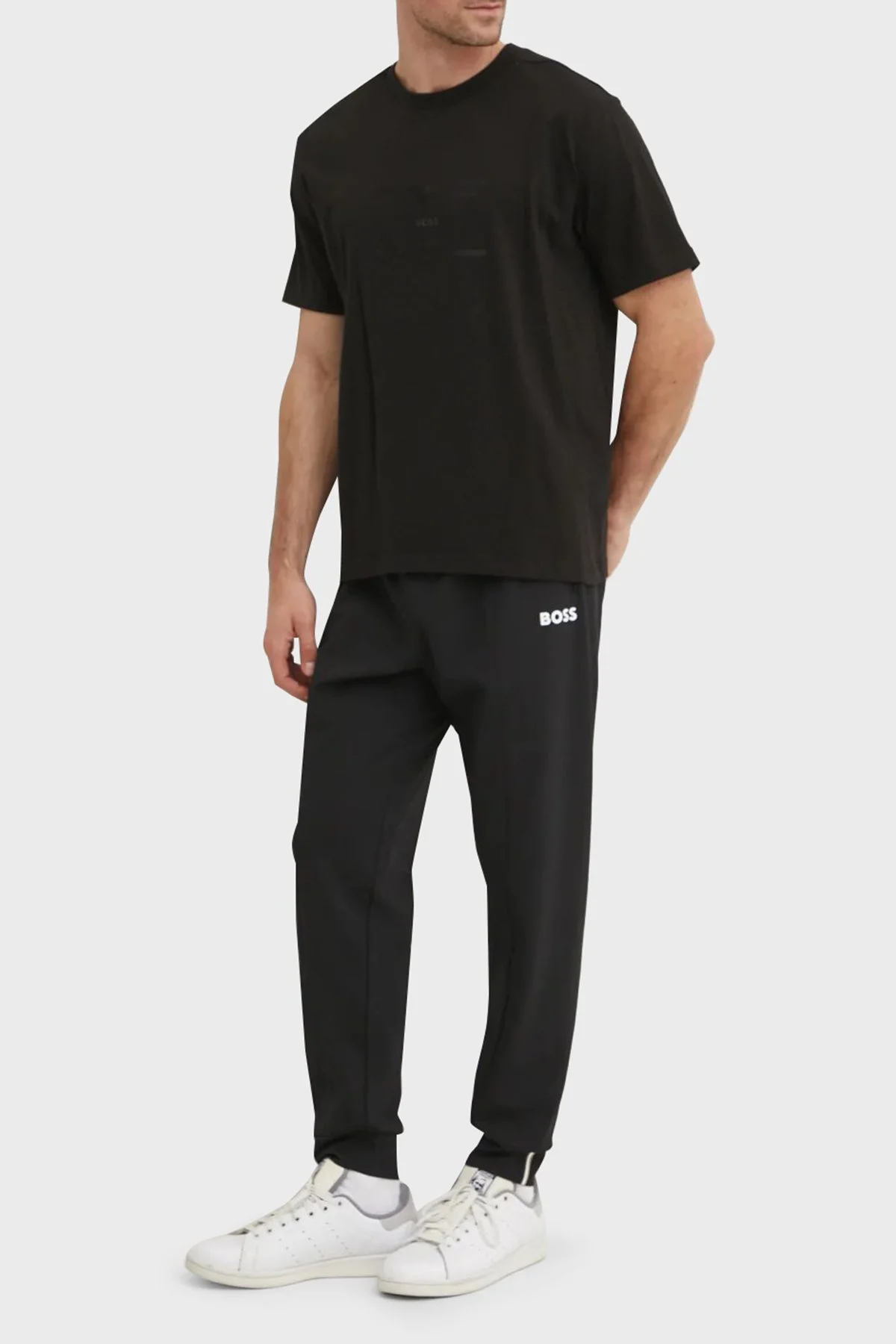 Boss % 100 Pamuk Regular Fit Bisiklet Yaka Erkek T Shirt 50530997 001 SİYAH - 2