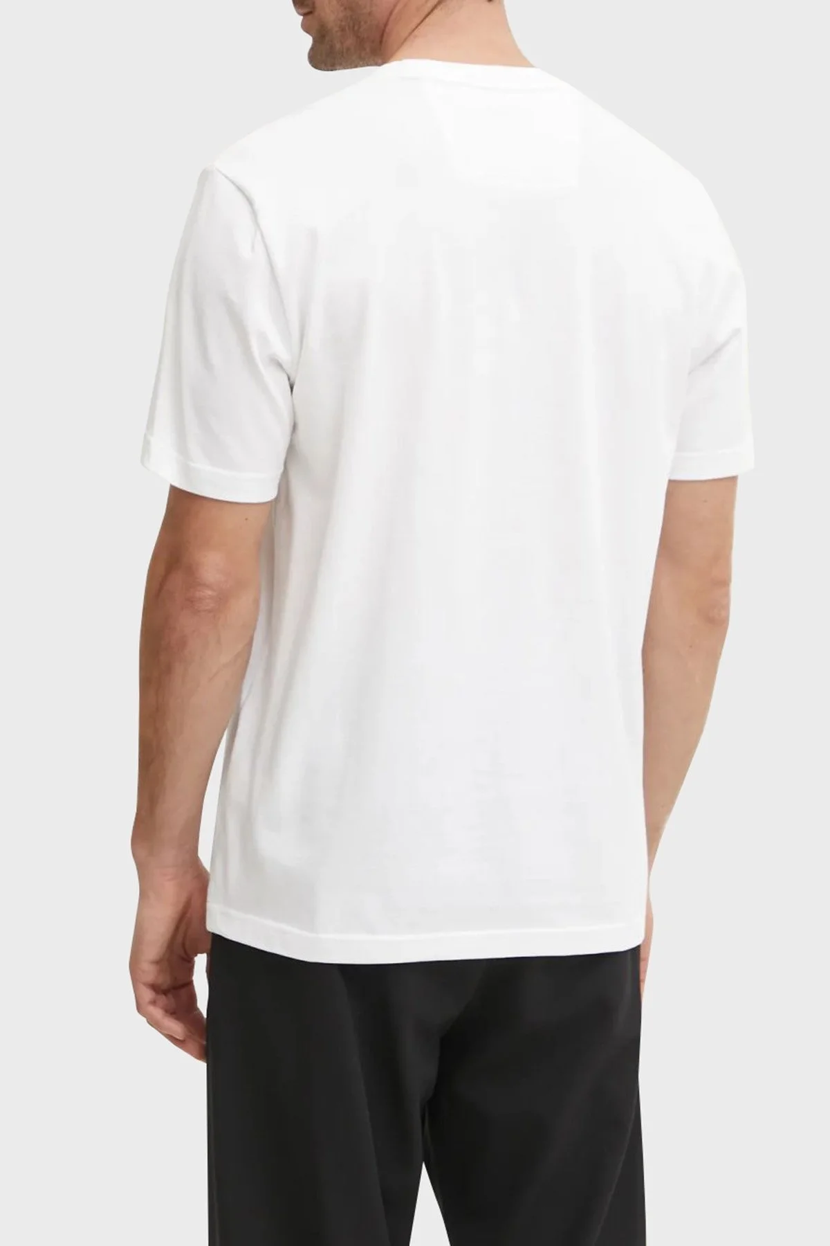 Boss % 100 Pamuk Regular Fit Bisiklet Yaka Erkek T Shirt 50530997 100 BEYAZ - 3