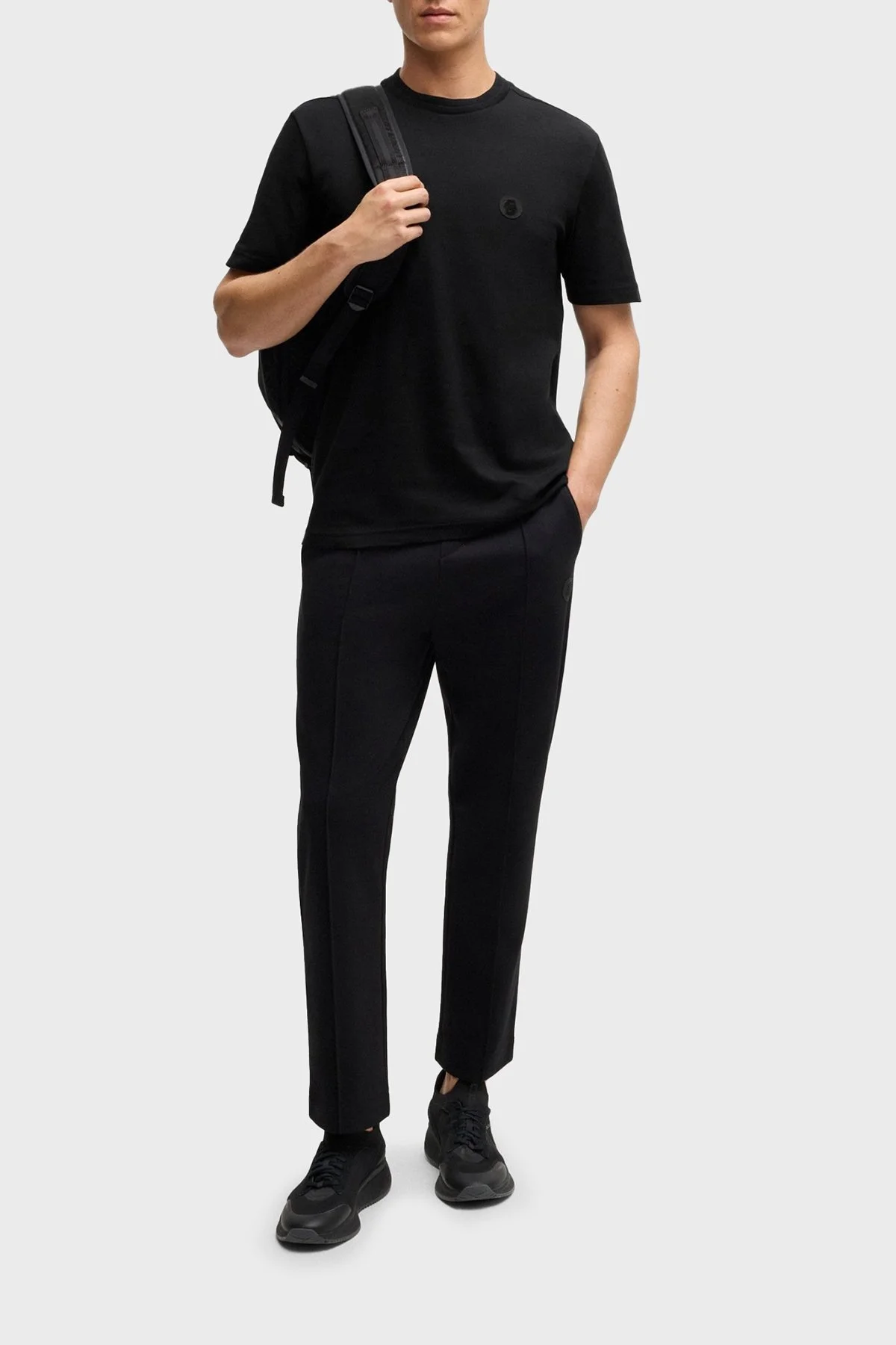 Boss % 100 Pamuk Regular Fit Bisiklet Yaka Erkek T Shirt 50531569 001 SİYAH - 2