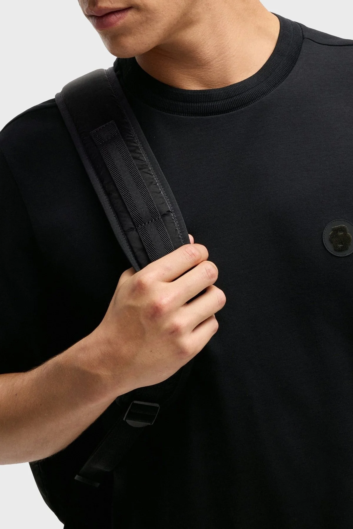 Boss % 100 Pamuk Regular Fit Bisiklet Yaka Erkek T Shirt 50531569 001 SİYAH - 4