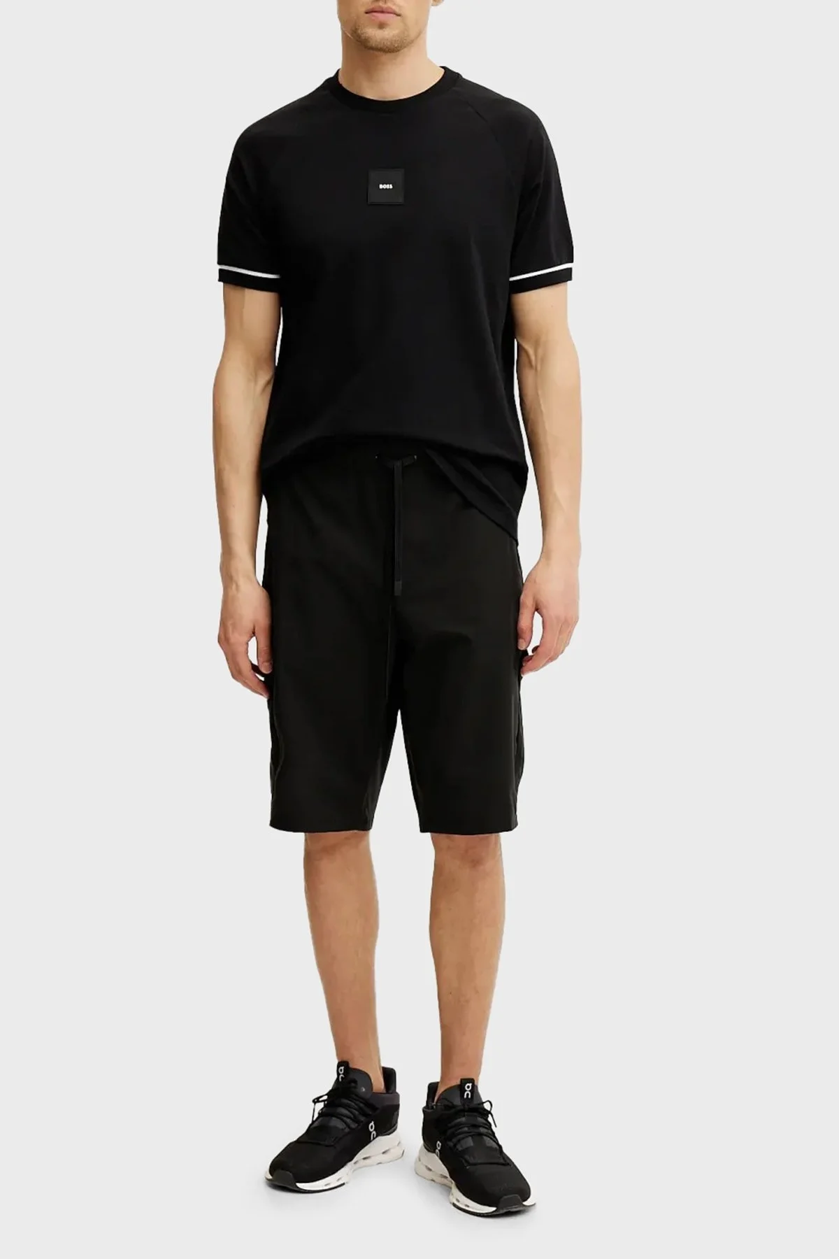 Boss % 100 Pamuk Regular Fit Bisiklet Yaka Erkek T Shirt 50537846 001 SİYAH - 6