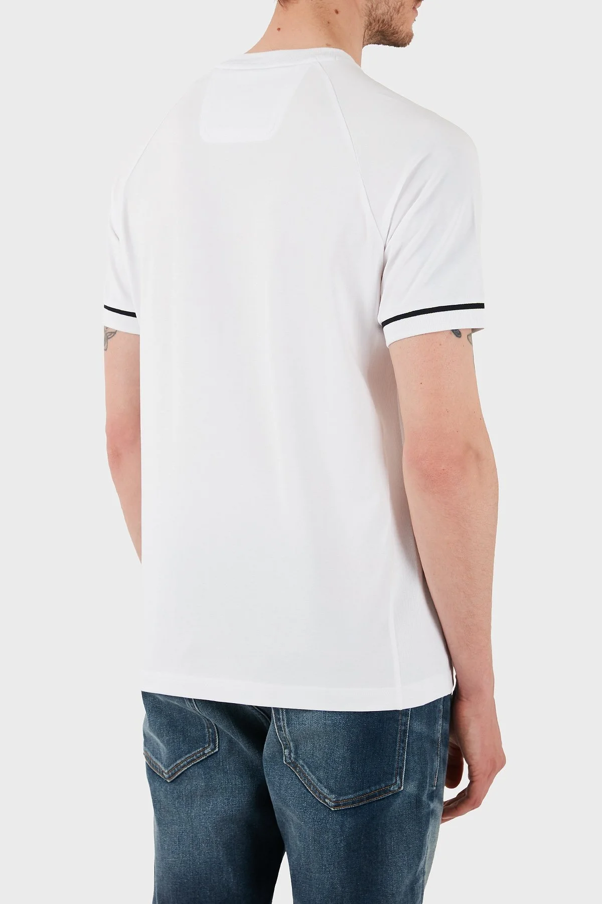 Boss % 100 Pamuk Regular Fit Bisiklet Yaka Erkek T Shirt 50537846 100 BEYAZ - 2