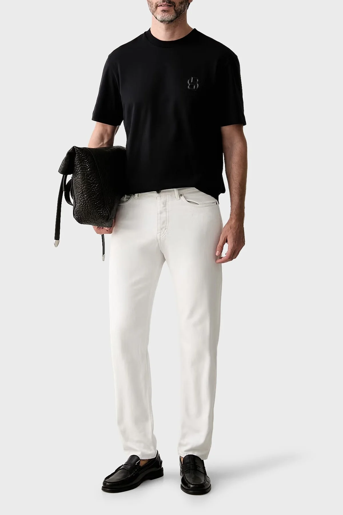 Boss % 100 Pamuk Regular Fit Bisiklet Yaka Erkek T Shirt 50565044 001 Siyah - 2