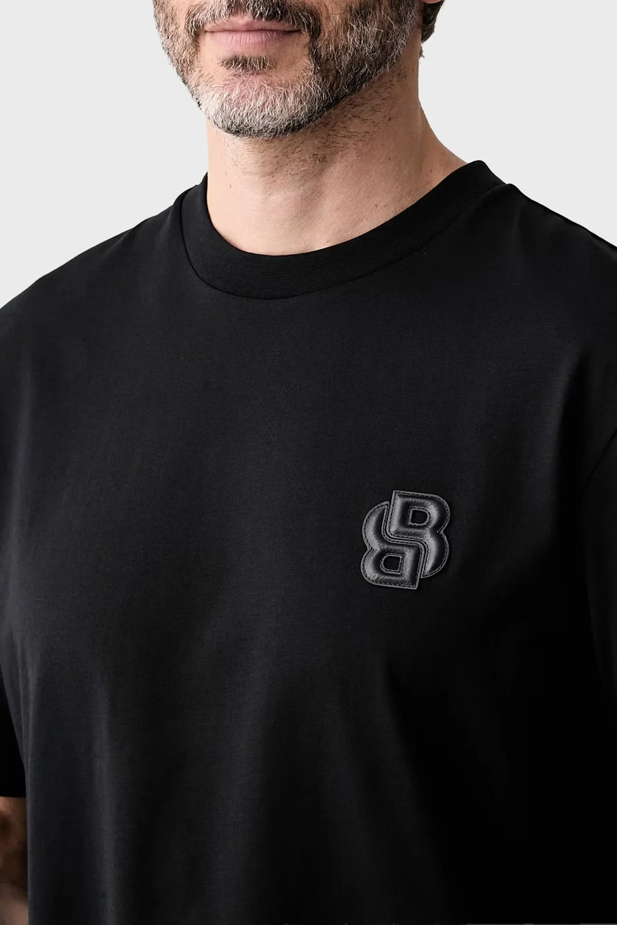Boss % 100 Pamuk Regular Fit Bisiklet Yaka Erkek T Shirt 50565044 001 Siyah - 4
