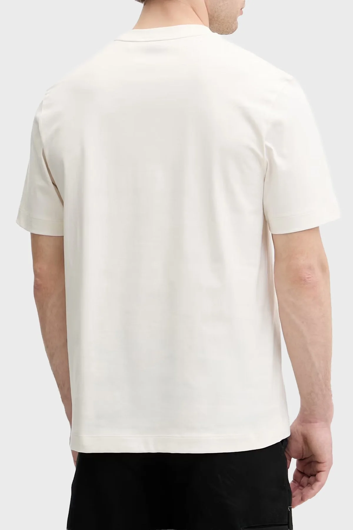 Boss % 100 Pamuk Regular Fit Bisiklet Yaka Erkek T Shirt 50565044 118 Bej - 2