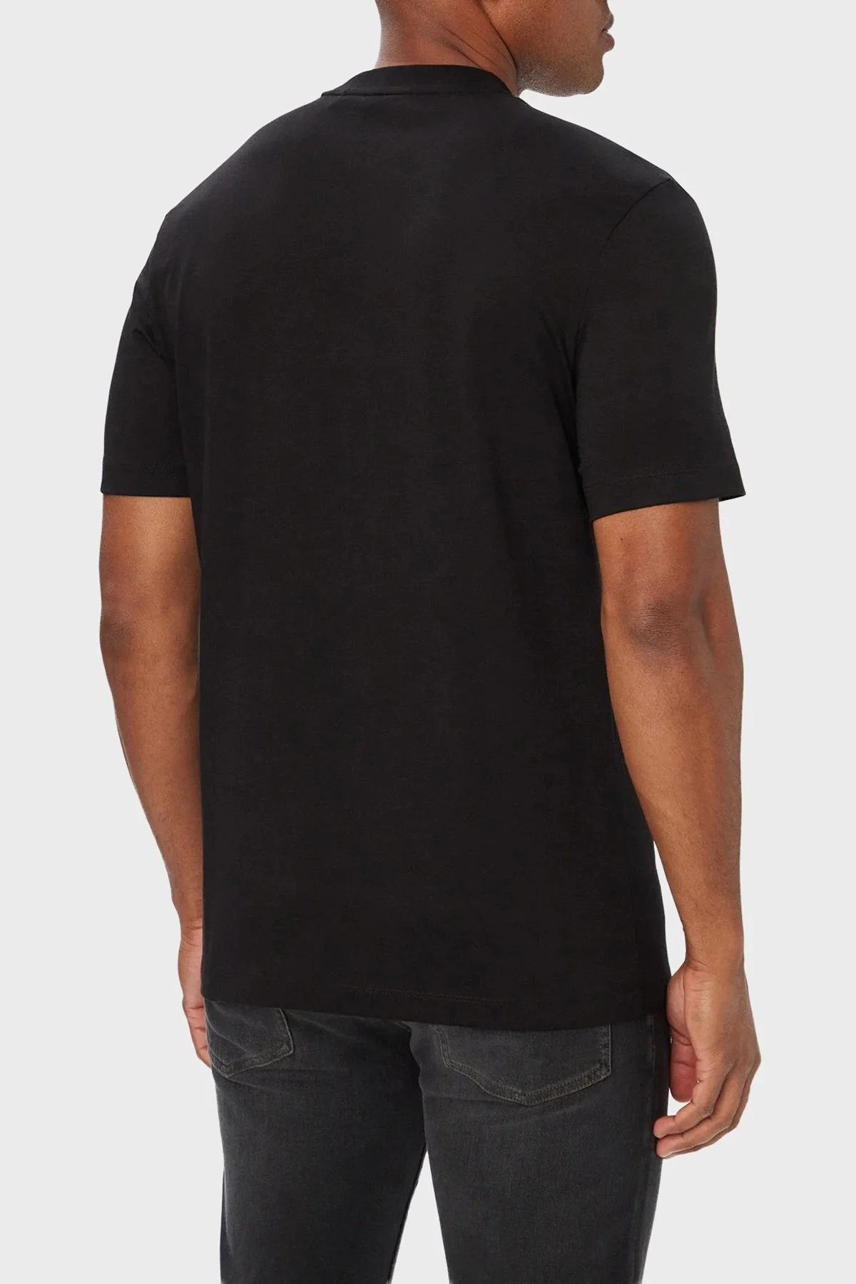 Boss % 100 Pamuk Regular Fit Bisiklet Yaka Erkek T Shirt 50565630 001 Siyah - 3