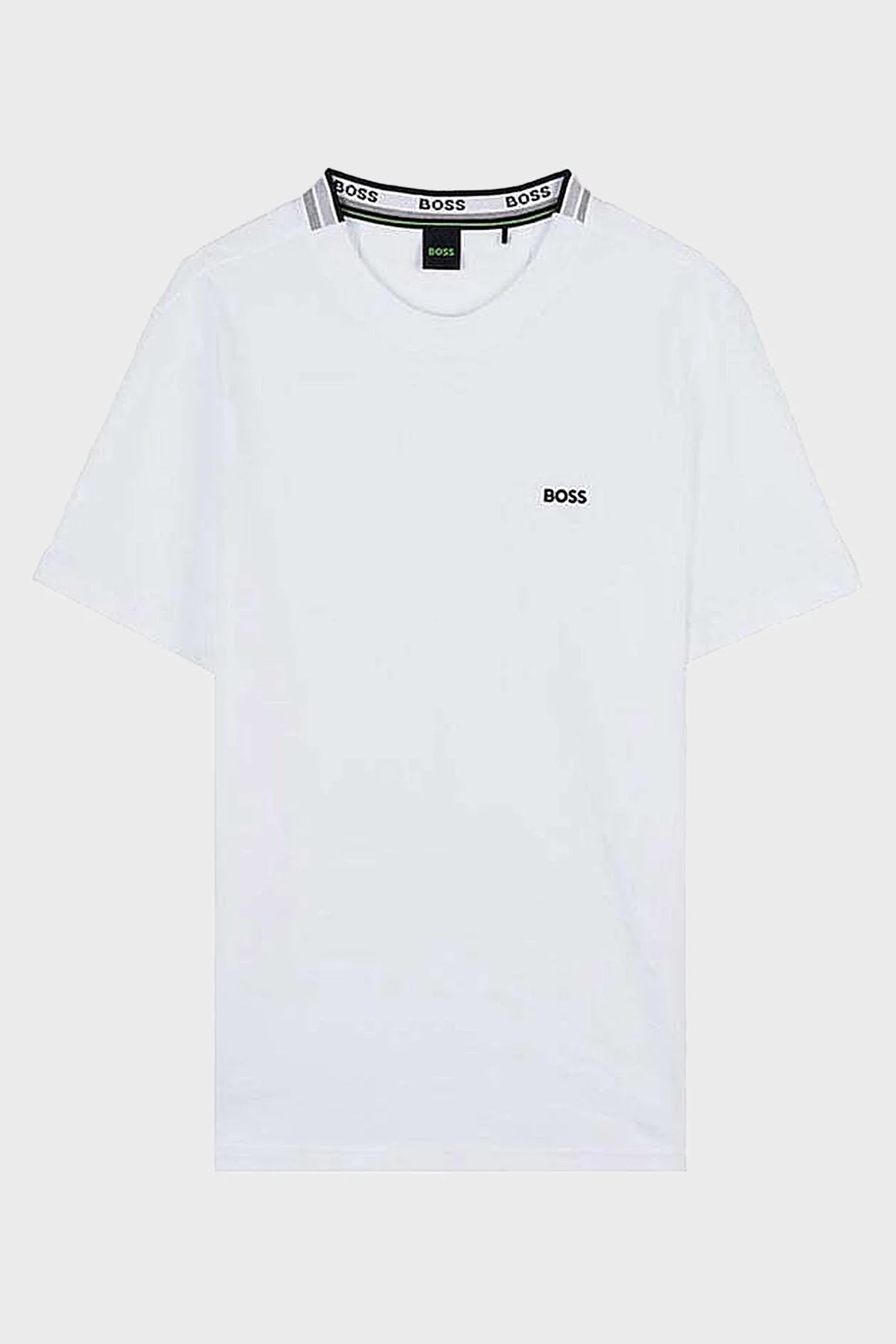 Boss % 100 Pamuk Regular Fit Bisiklet Yaka Erkek T Shirt 50575207 100 BEYAZ - 1