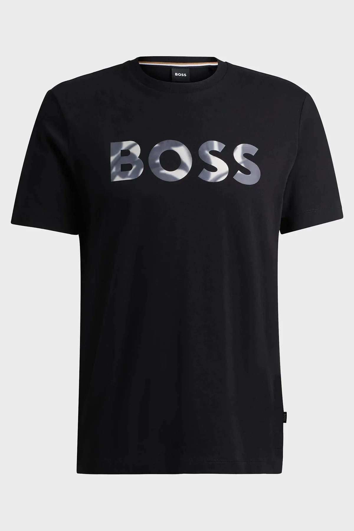Boss % 100 Pamuk Regular Fit Bisiklet Yaka Logolu Erkek T Shirt 50513382 001 SİYAH - 5