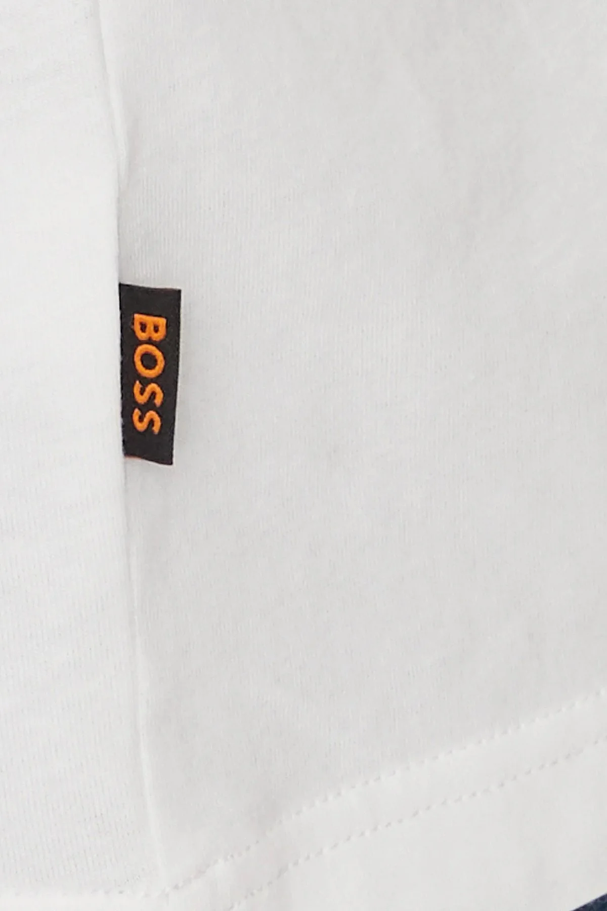 Boss % 100 Pamuk Regular Fit Bisiklet Yaka Logolu Erkek T Shirt 50515829 100 BEYAZ - 11