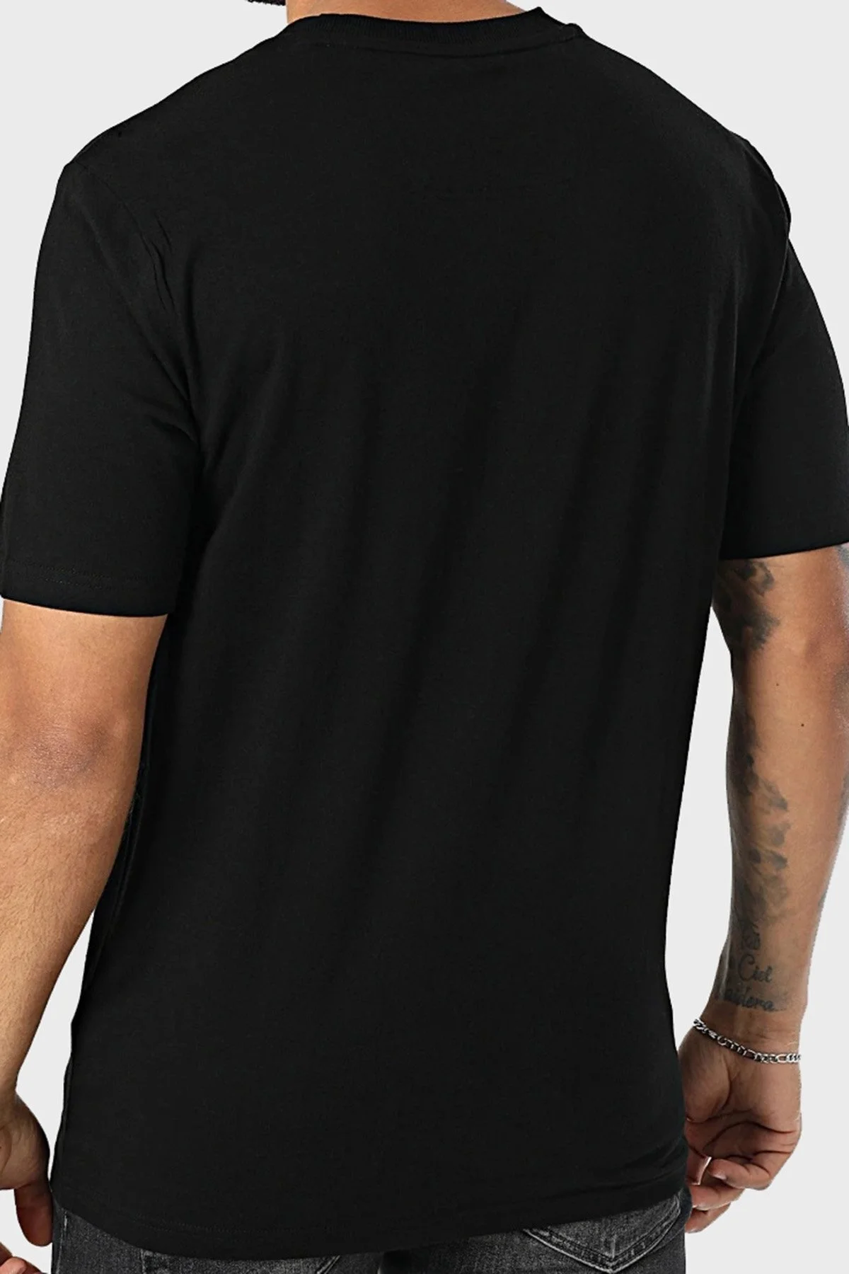 Boss % 100 Pamuk Regular Fit Bisiklet Yaka Logolu Erkek T Shirt 50531271 001 SİYAH - 3