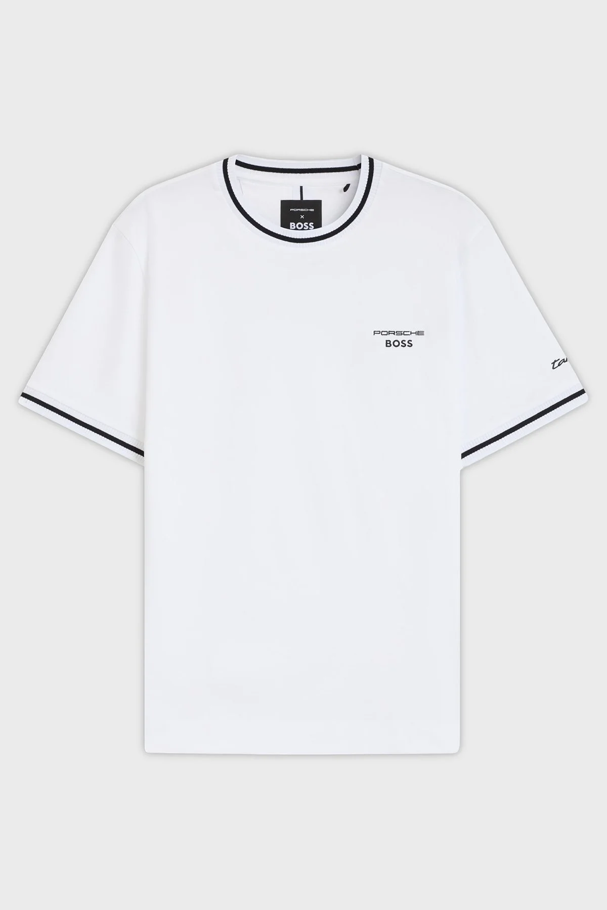 Boss % 100 Pamuk Regular Fit Bisiklet Yaka Logolu Erkek T Shirt 50543341 100 BEYAZ - 5