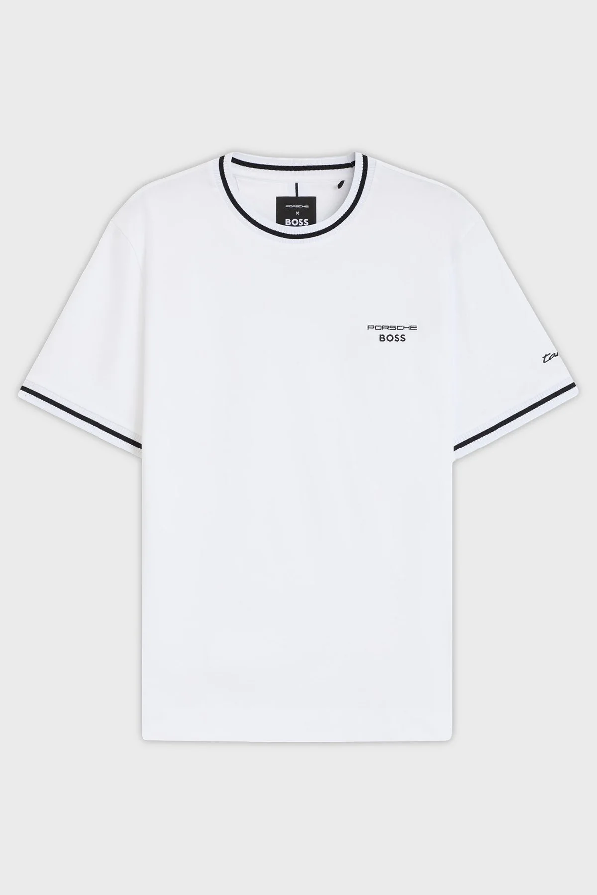 Boss % 100 Pamuk Regular Fit Bisiklet Yaka Logolu Erkek T Shirt 50543341 100 BEYAZ - 5