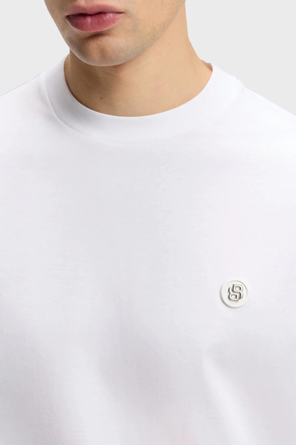 Boss % 100 Pamuk Regular Fit Bisiklet Yaka Uzun Kollu Erkek T Shirt 50555107 100 BEYAZ - 4