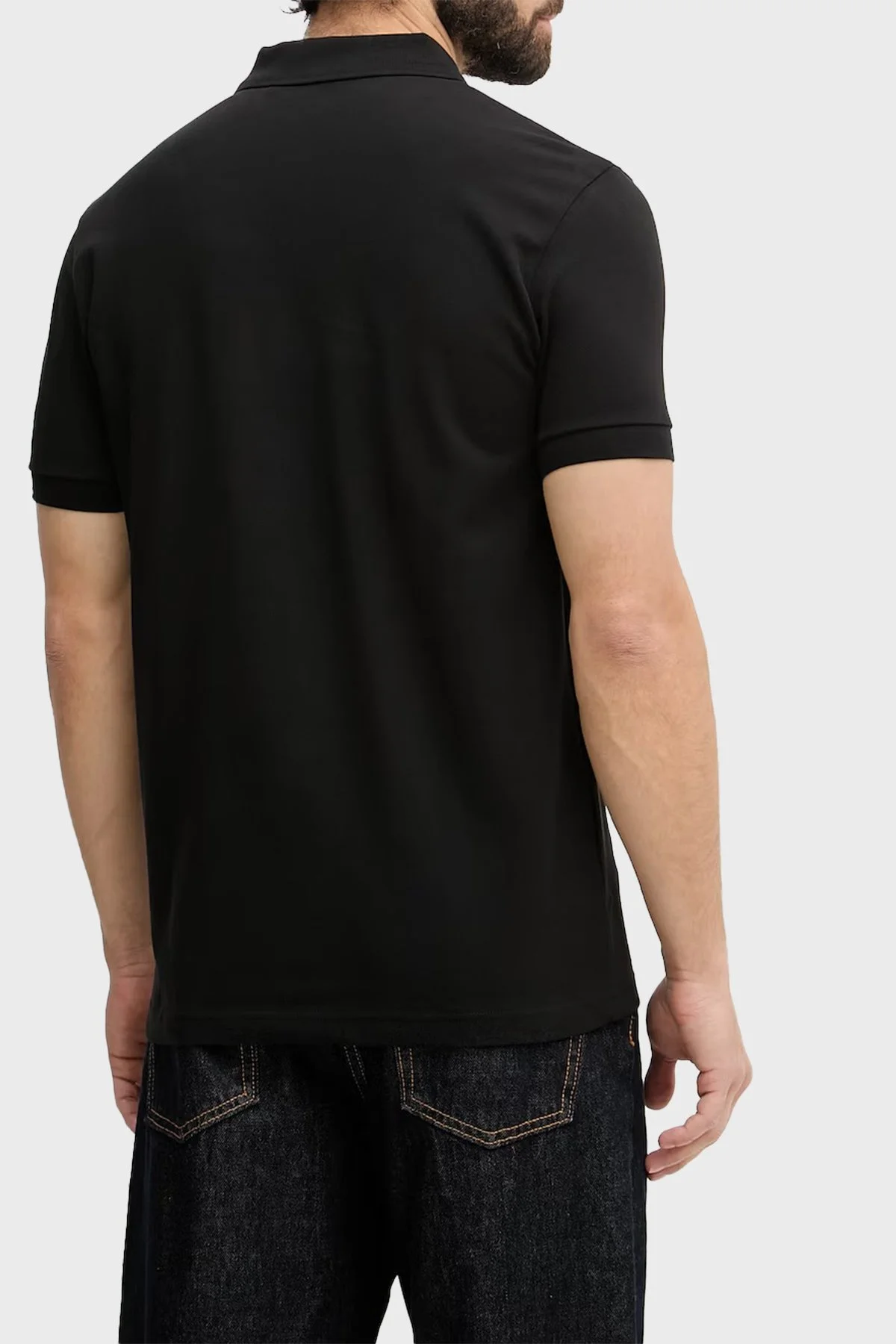 Boss % 100 Pamuk Regular Fit Düğmeli Erkek Polo 50559263 001 SİYAH - 2