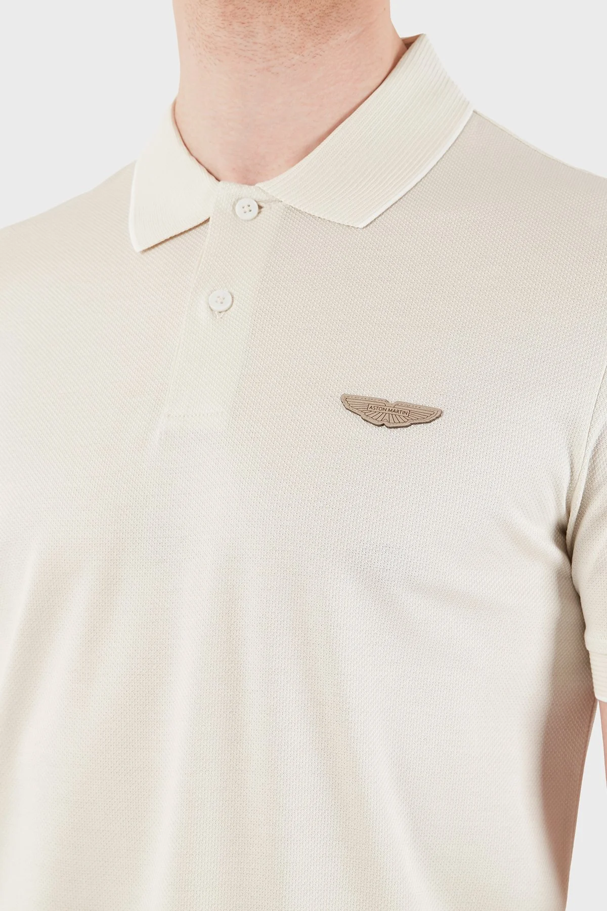Boss % 100 Pamuk Regular Fit Düğmeli Erkek Polo 50566650 118 BEJ - 6