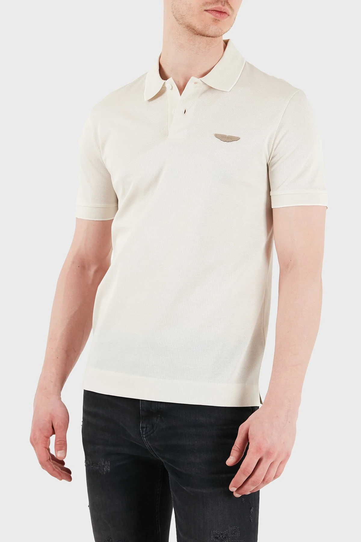 Boss % 100 Pamuk Regular Fit Düğmeli Erkek Polo 50566650 118 BEJ - 4