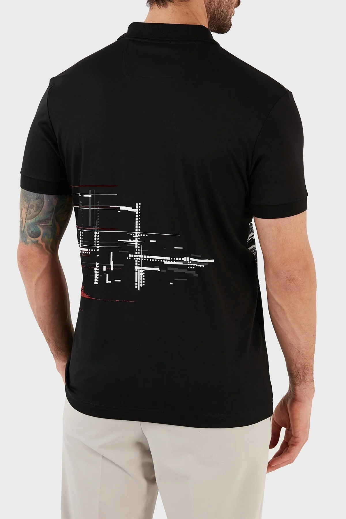 Boss % 100 Pamuk Regular Fit Düğmeli Erkek Polo T Shirt 50483226 001 SİYAH - 6