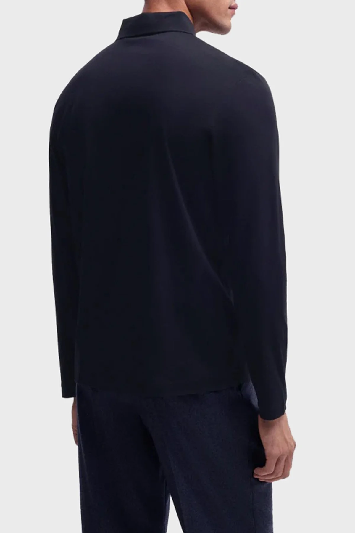 Boss % 100 Pamuk Regular Fit Düğmeli Erkek Polo Yaka Sweat 50523917 404 LACİVERT - 2