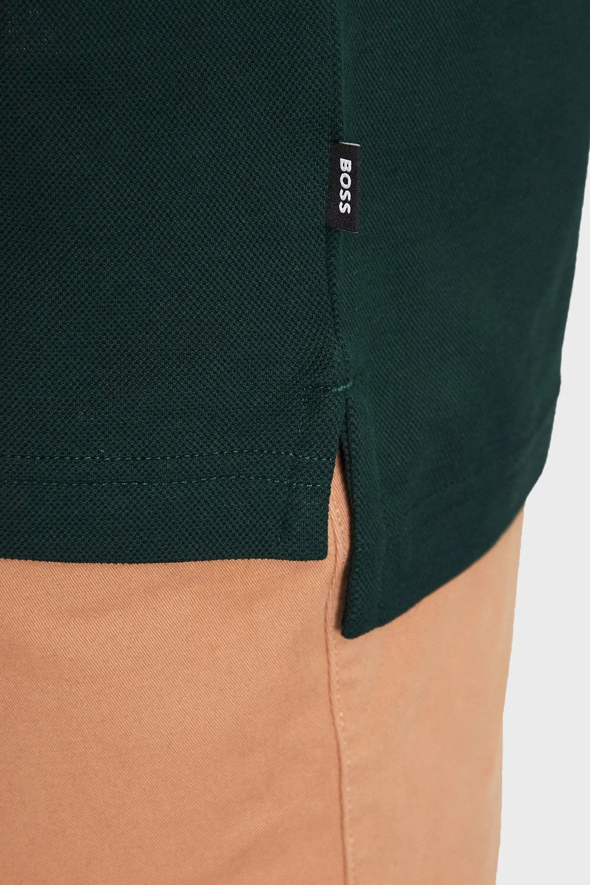 Boss % 100 Pamuk Regular Fit Düğmeli Erkek Polo Yaka T Shirt 50467113 350 YEŞİL - 5